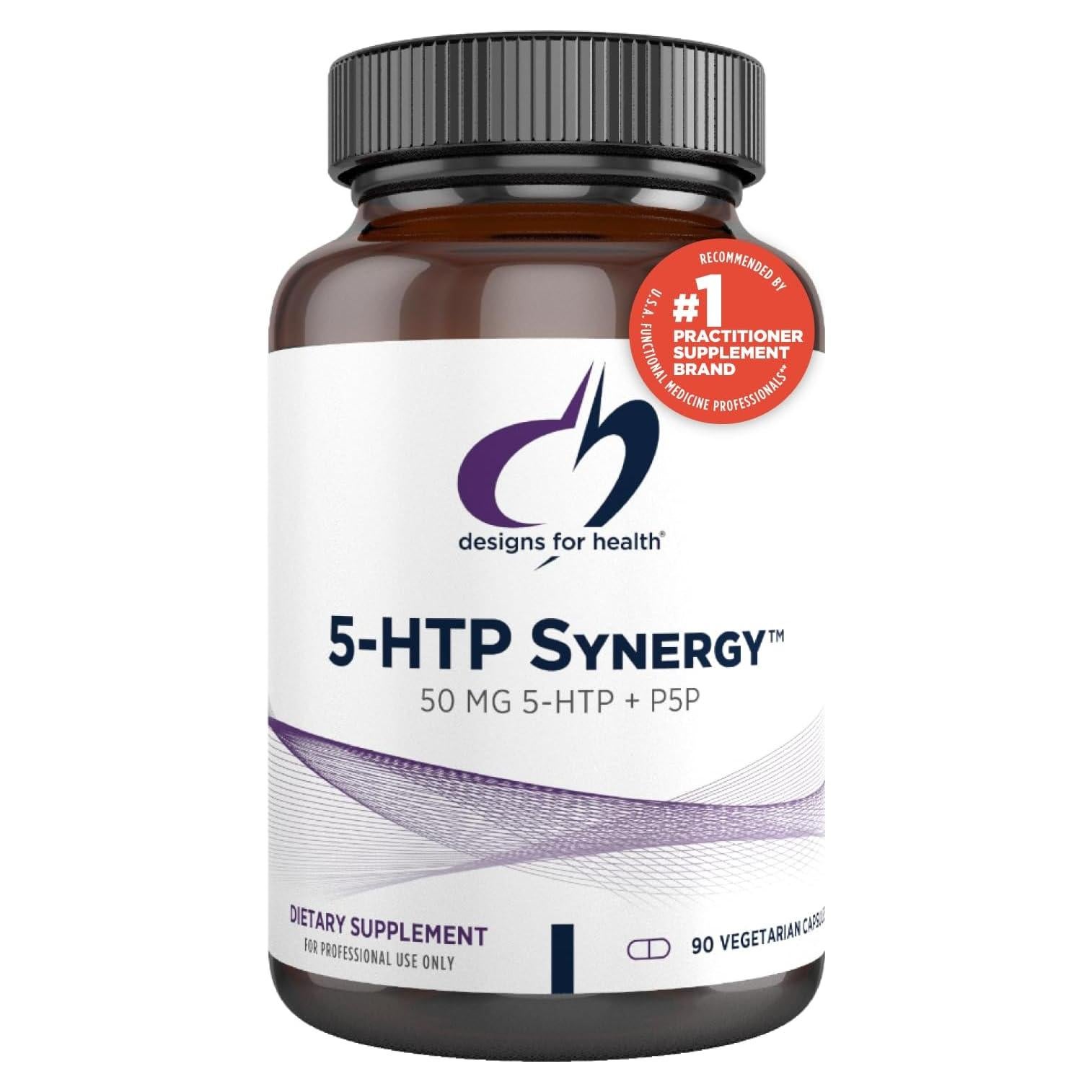 Suplemento 5-HTP Sinergia 50mg + Vitamina B6 - 90 Cápsulas