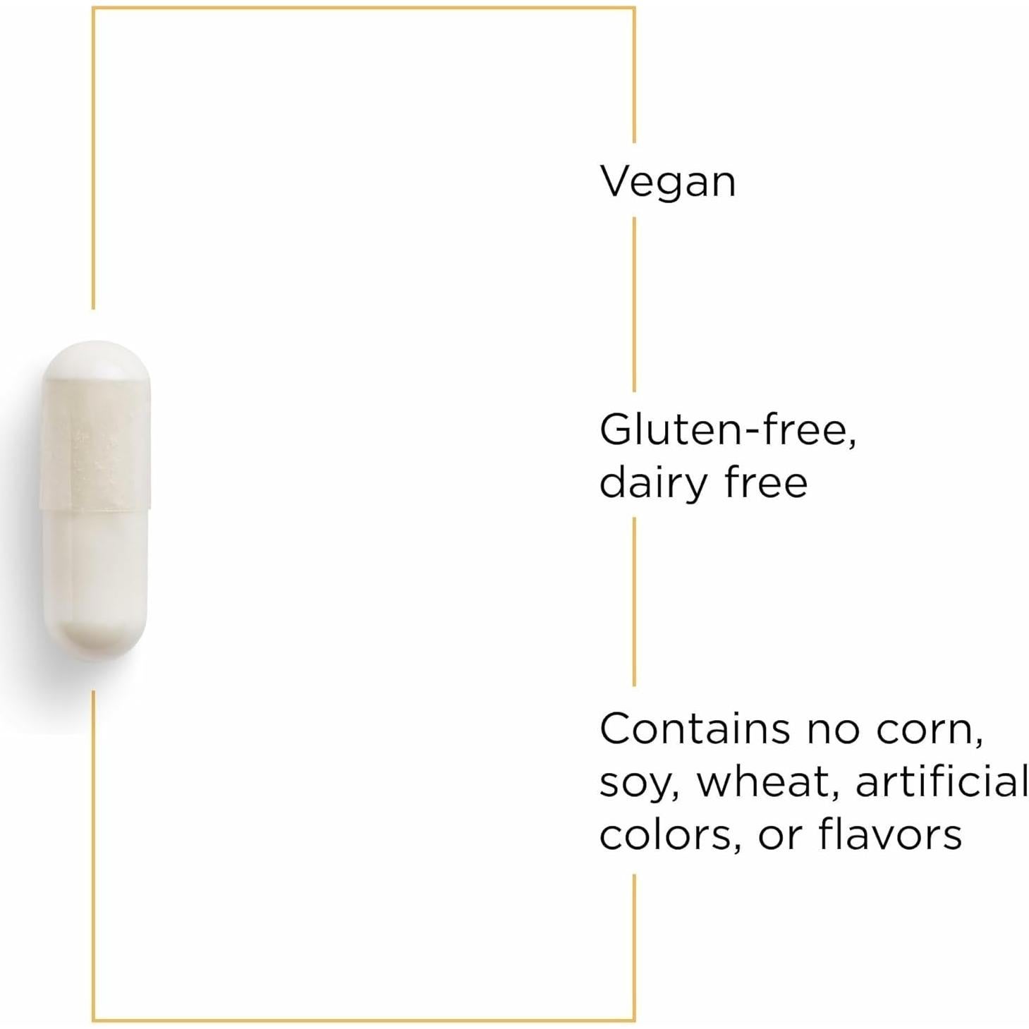 Suplemento GABA Integrative Therapeutics - 60 Cápsulas Salud Cerebral