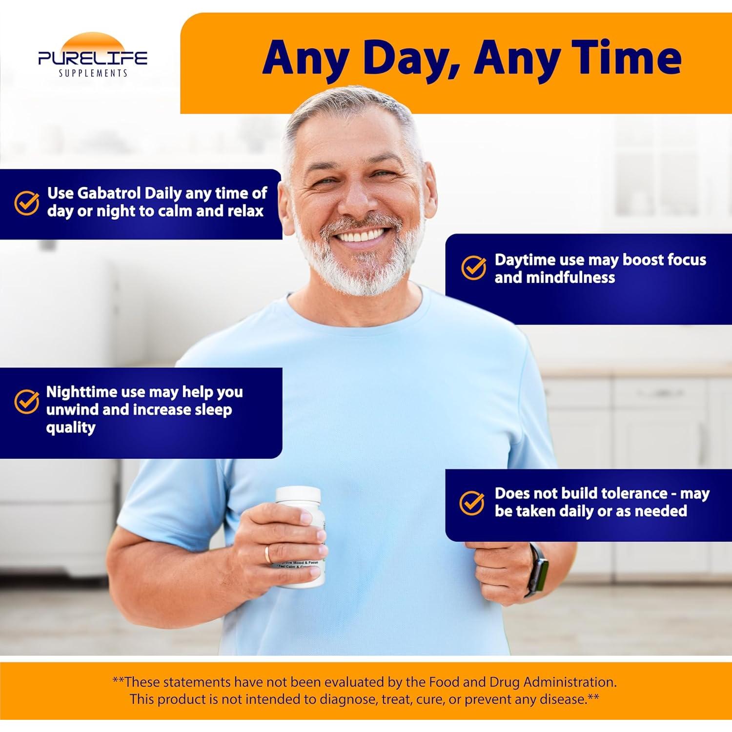 Gabatrol Diario - Suplemento de GABA Vegetal 60 Cápsulas