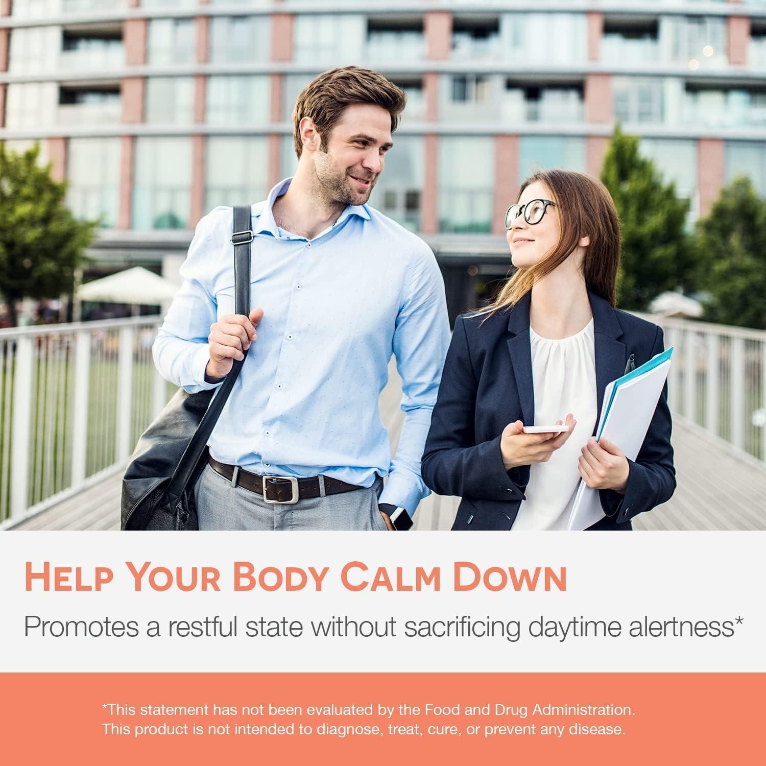 EZ Melts L-Theanine 200 mg - Suplemento Relajante Vegano 60 Tabletas