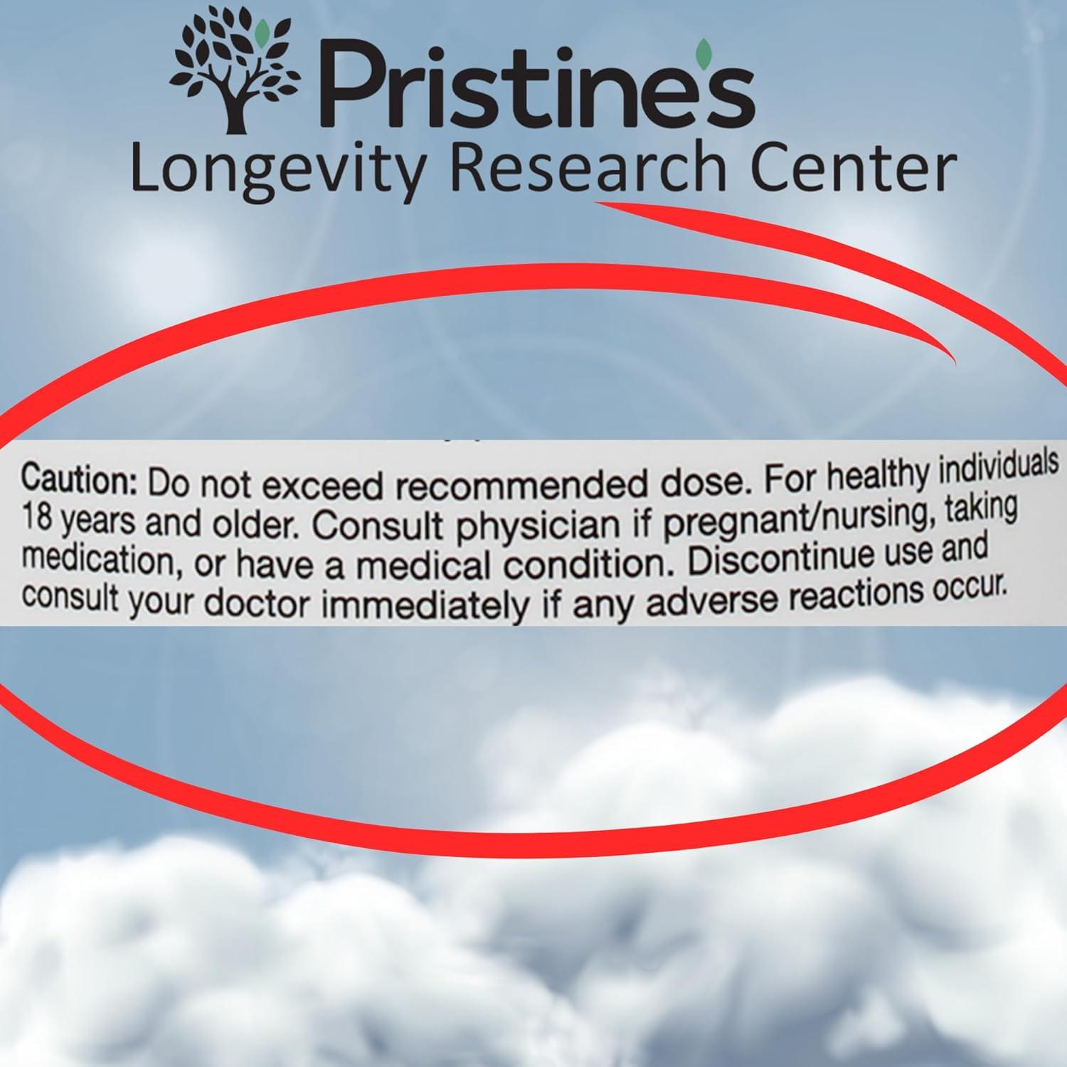 Suplemento de Aminoácidos PRISTINE'S L Teanina 200mg - 150 Cápsulas Veganas
