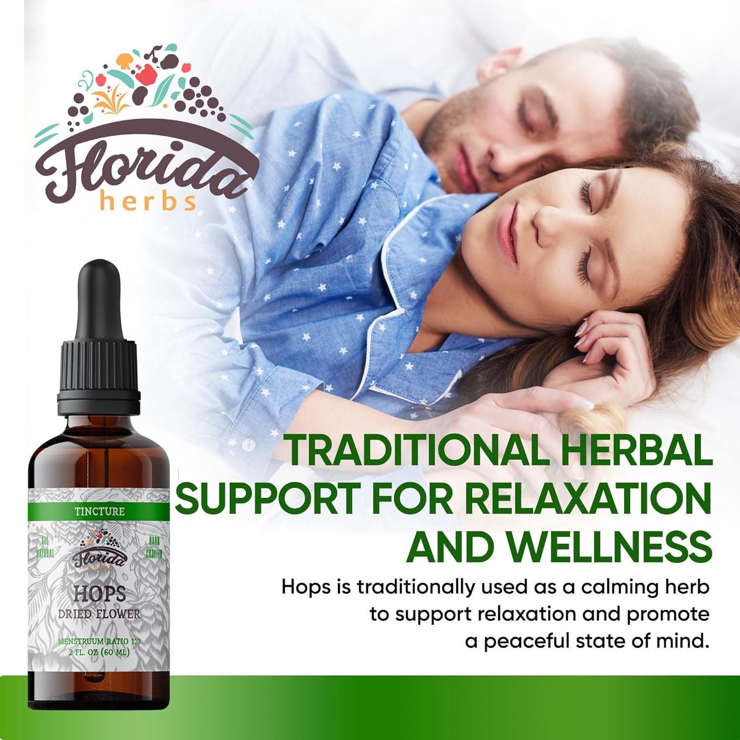 Tintura de Lúpulo Orgánica Florida Herbs 59.15 ml - Sin OGM