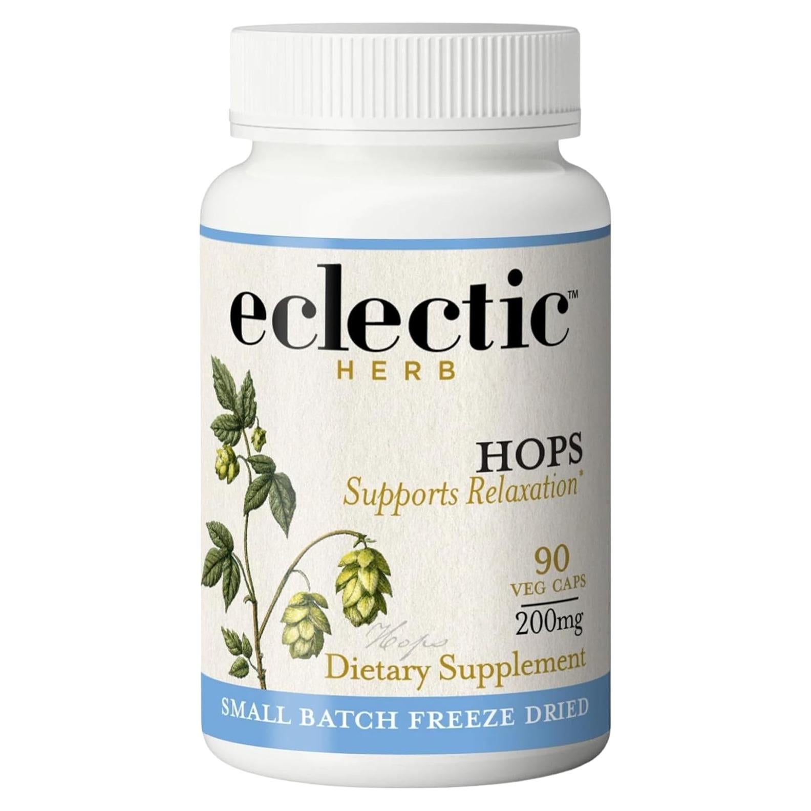 Cápsulas de Lúpulo Ecléctico 90 CT | Suplemento Herbal Vegano