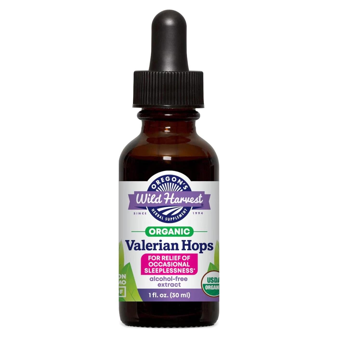 Extracto de Lúpulo Valeriano Orgánico Oregon's Wild Harvest 30ml