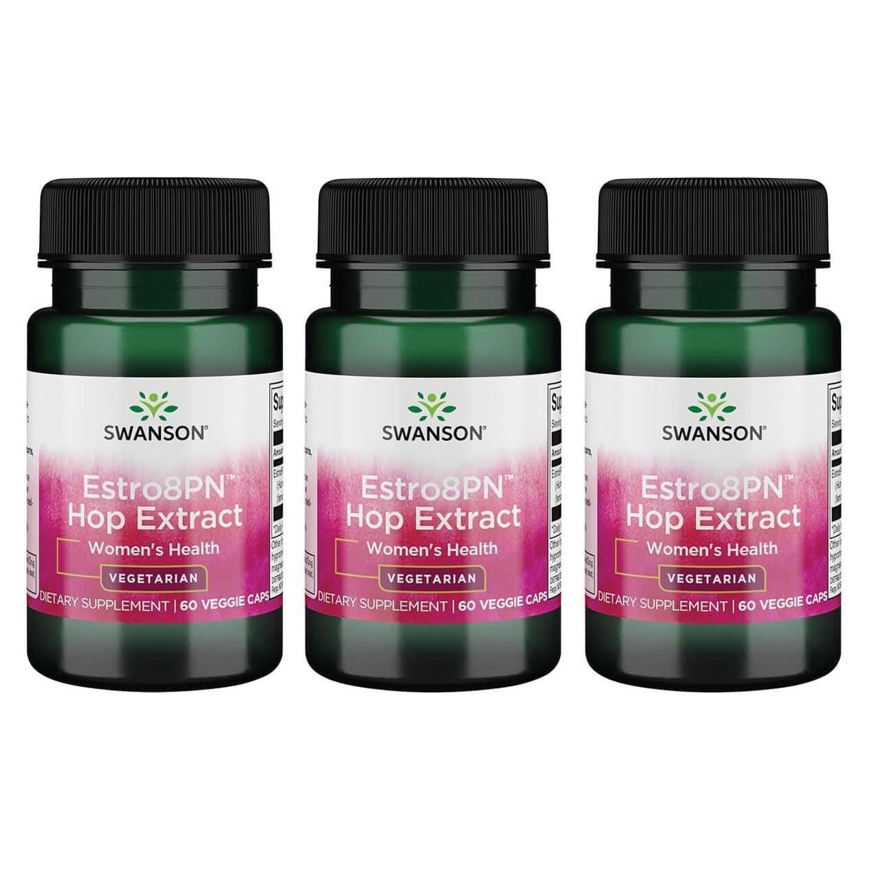 Extracto de Lúpulo Swanson 10 mg 60 Cápsulas Veganas