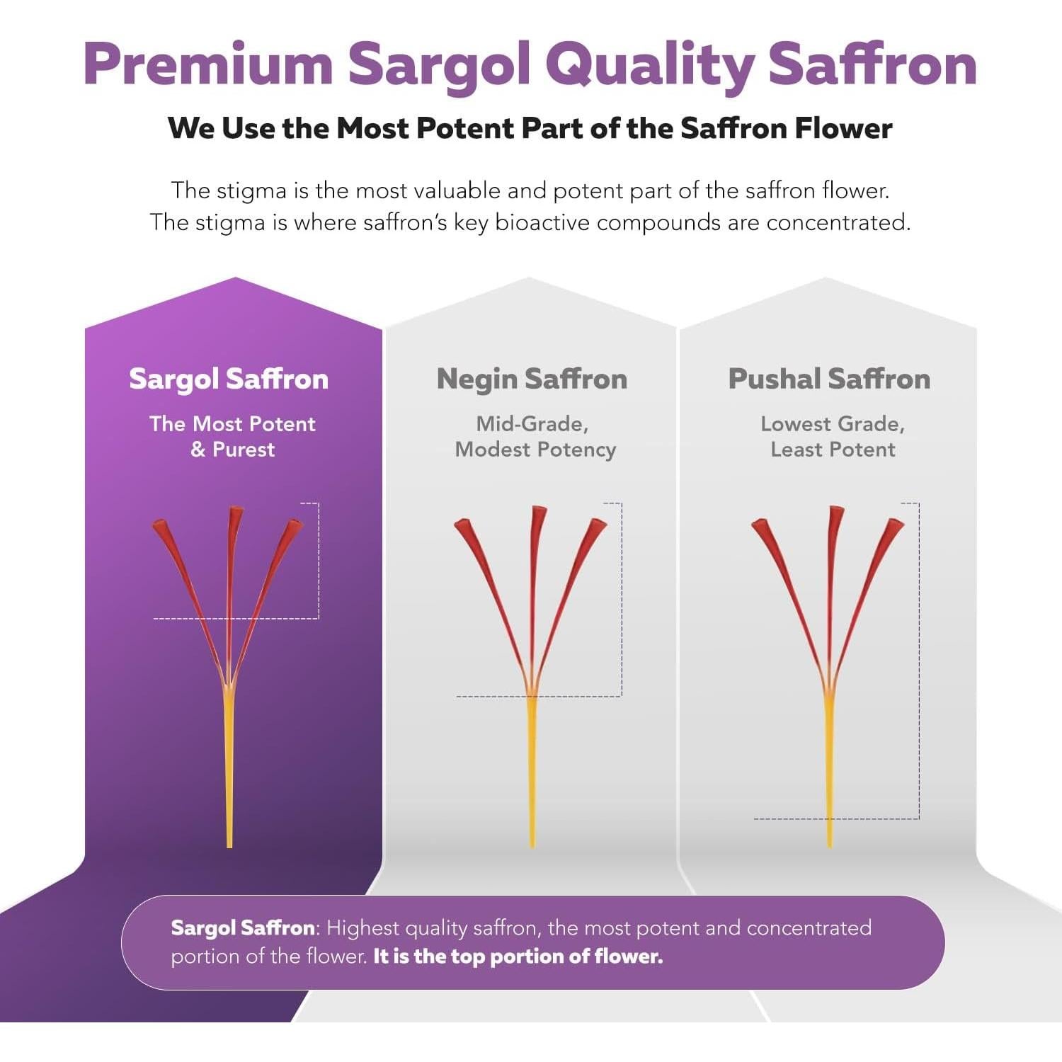 Extracto de Azafrán Orgánico Triquetra Health - 30 Porciones