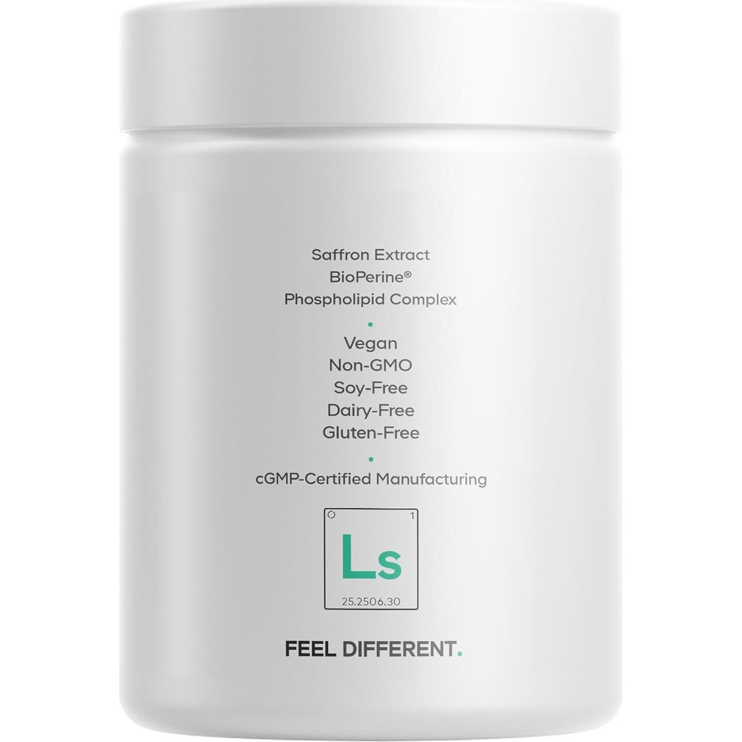 Suplemento Liposomal Saffron+ Codeage - 90 Cápsulas - Azafrán, Magnesio, L-Teanina