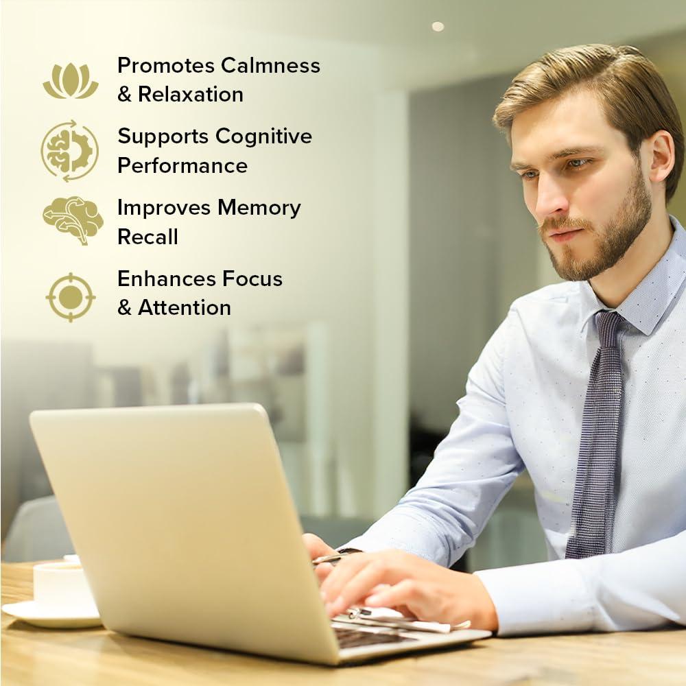 Cápsulas de Bacopa Monnieri VAHDAM 1000mg 90 Veganas