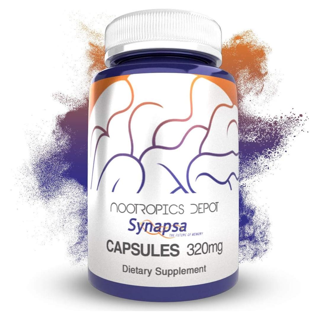 Cápsulas Synapsa Bacopa Monnieri Nootropics Depot 320mg 60u