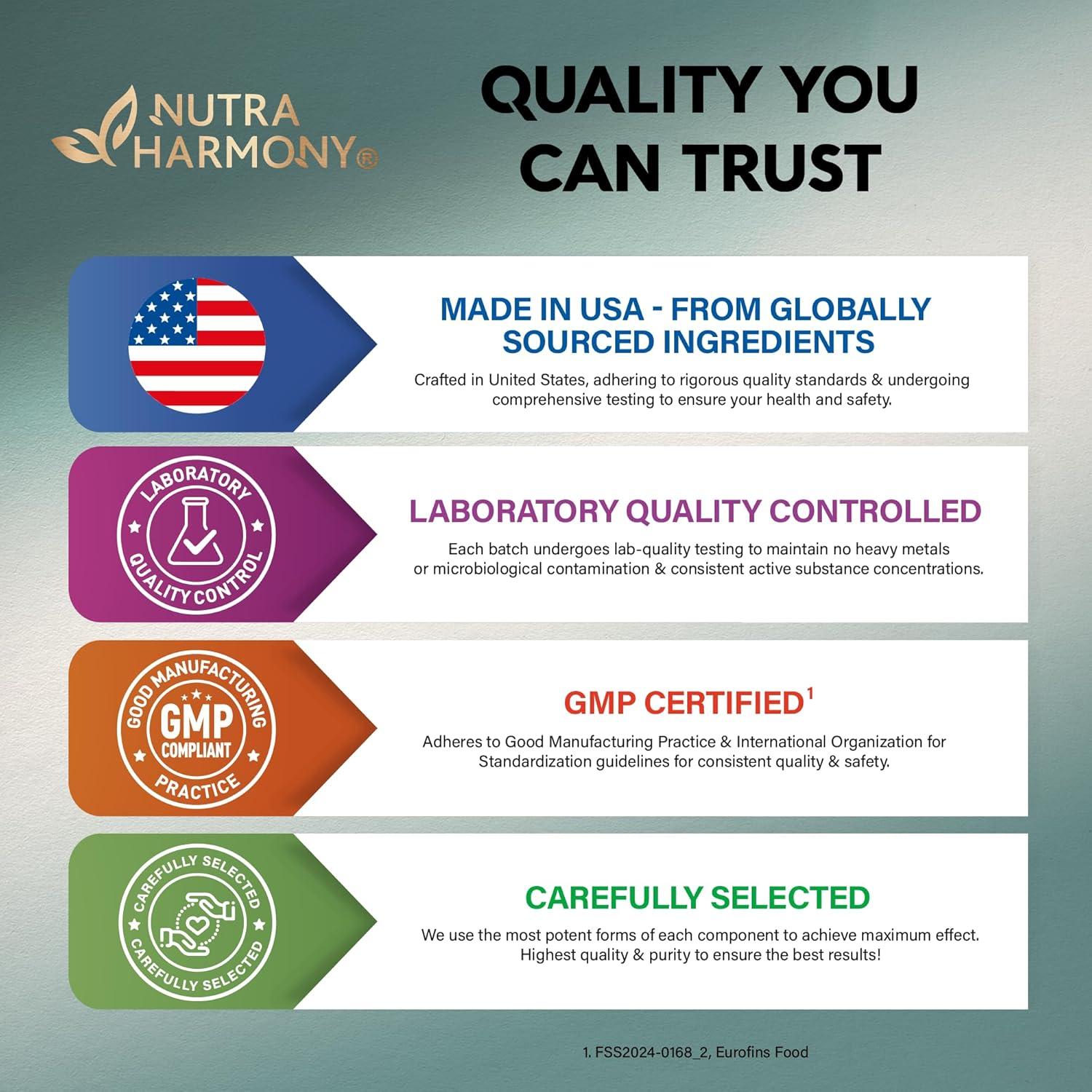 Cápsulas de Melena de León NUTRA HARMONY 1200 mg - 120 Unidades