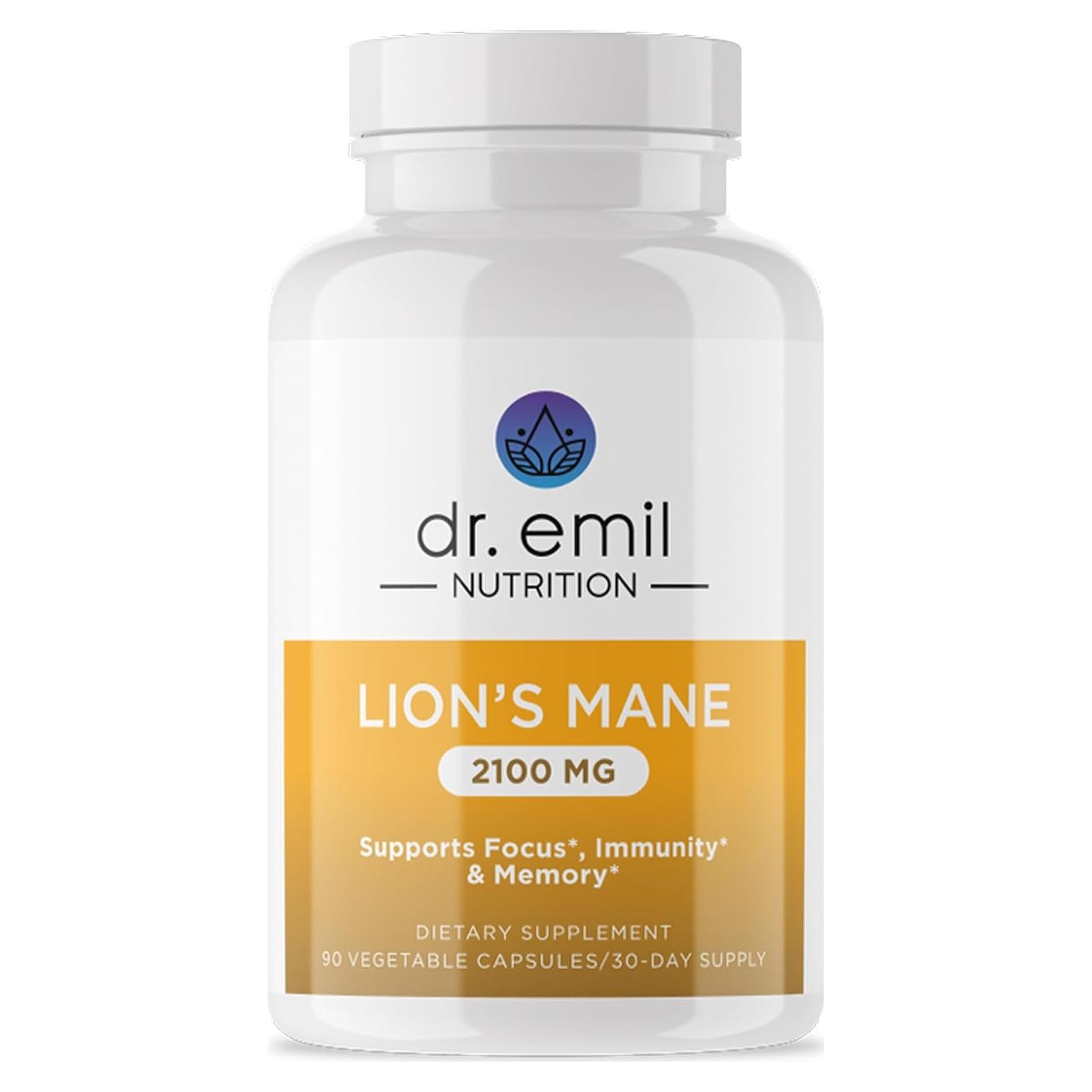 Suplemento Nootrópico Melena de León Dr. Emil 2100mg