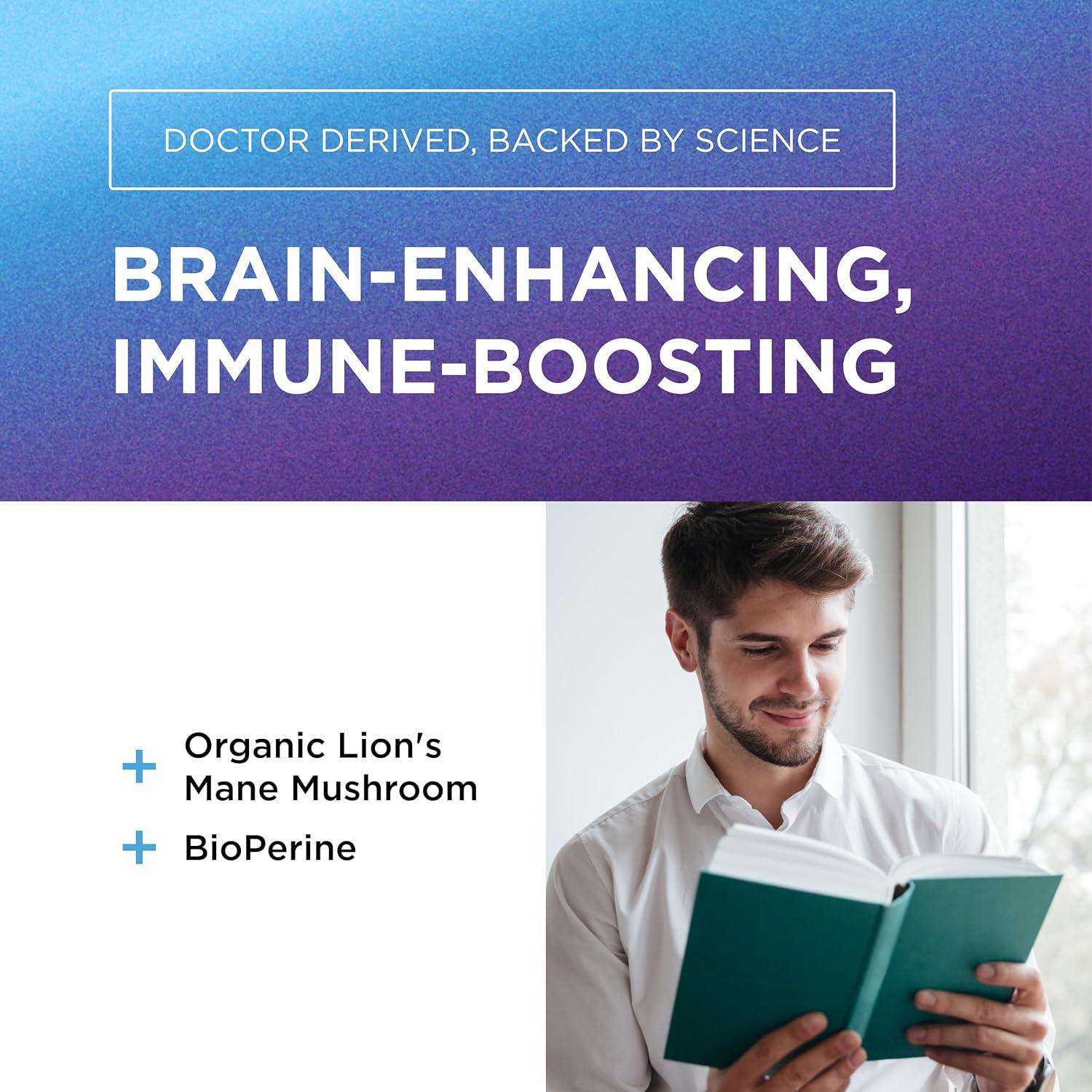 Suplemento Nootrópico Melena de León Dr. Emil 2100mg