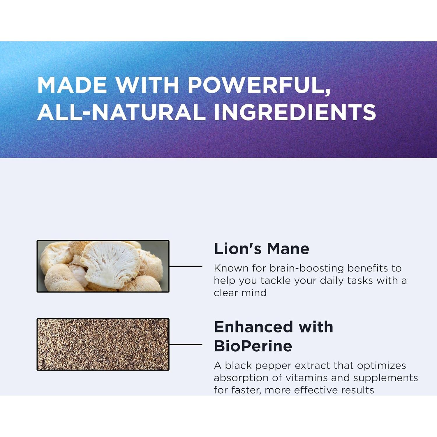 Suplemento Nootrópico Melena de León Dr. Emil 2100mg