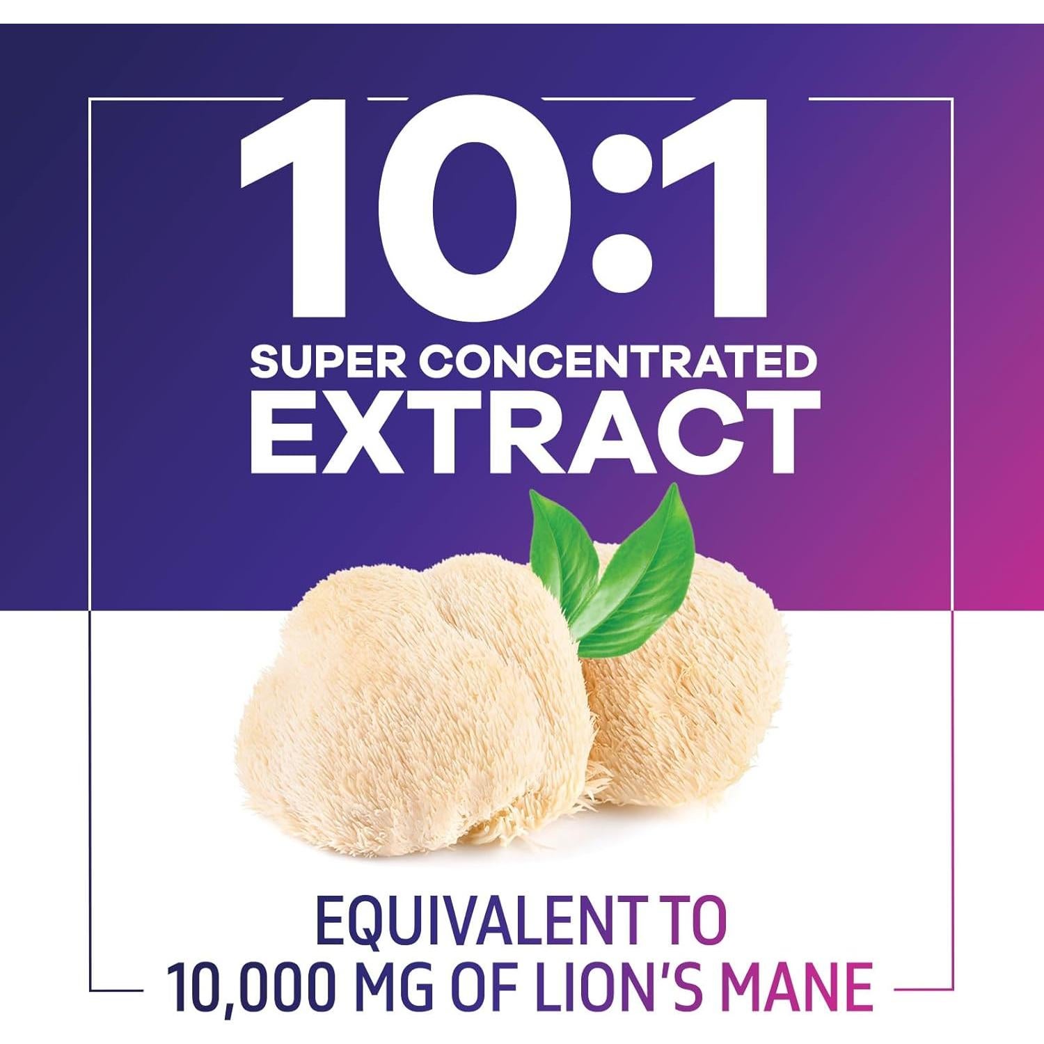 Cápsulas de Hongo Melena de León Nature's Peak 10,000mg 60u