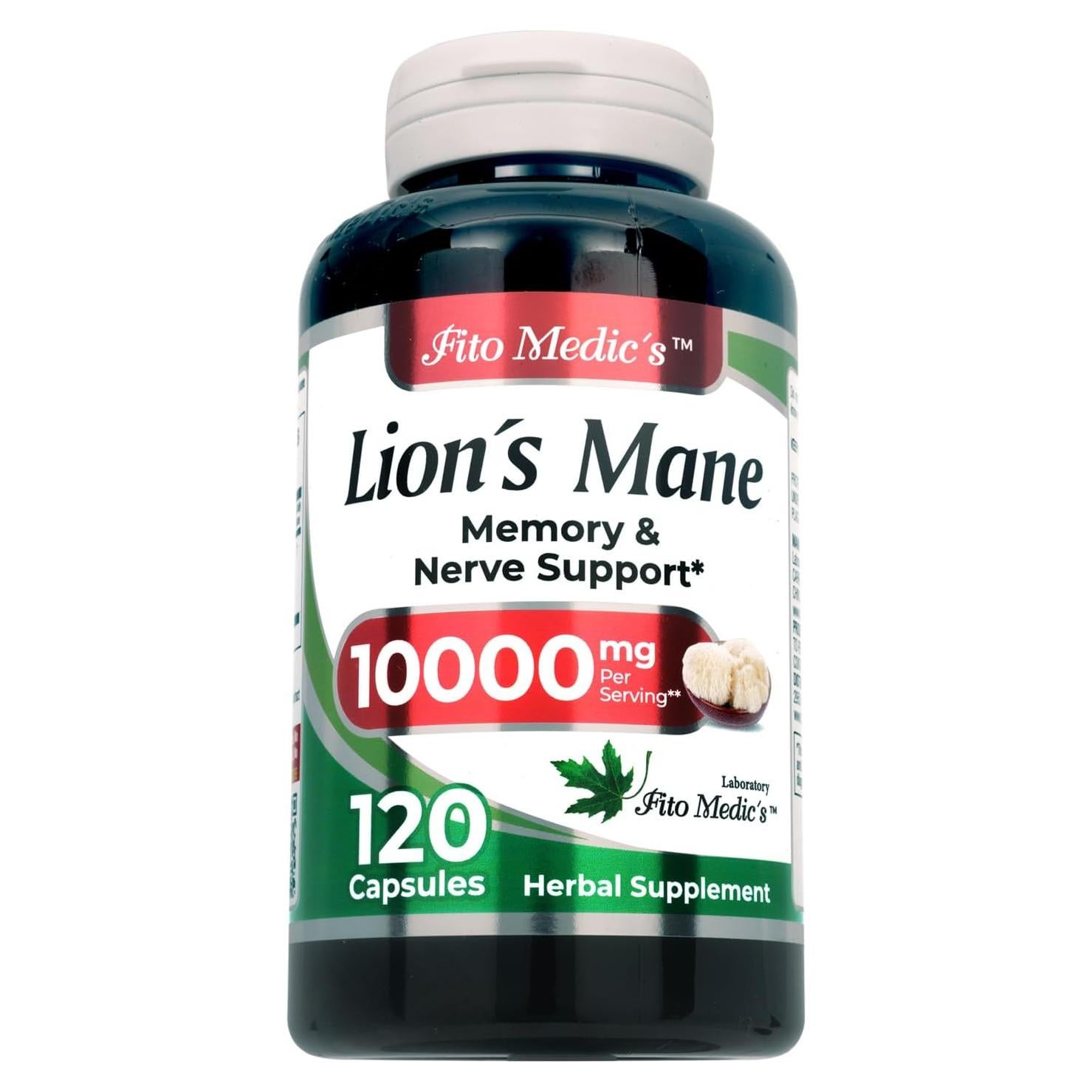 Suplemento de Melena de León FITO MEDIC'S 120 Cápsulas