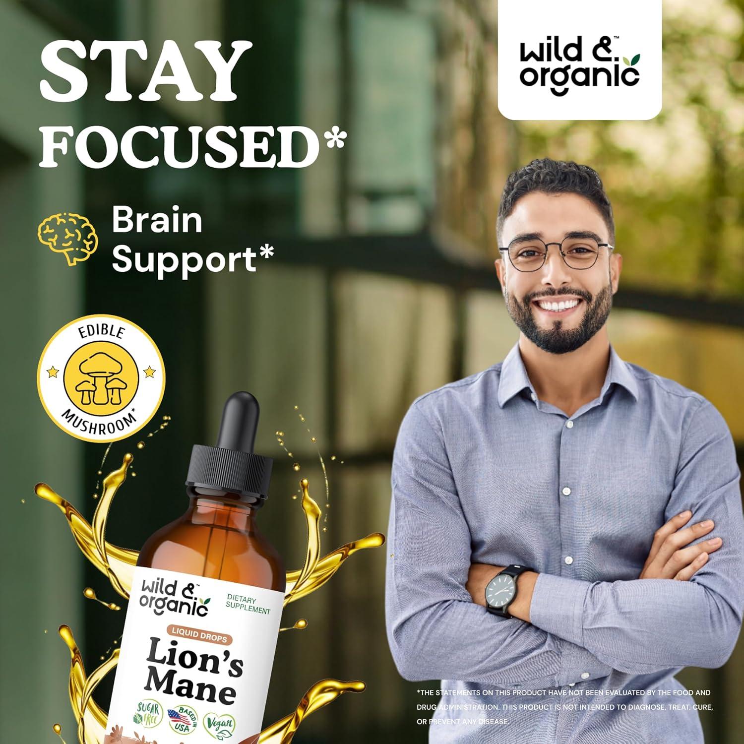 Gotas de Melena de León Silvestre 118 ml - Suplemento Cerebral