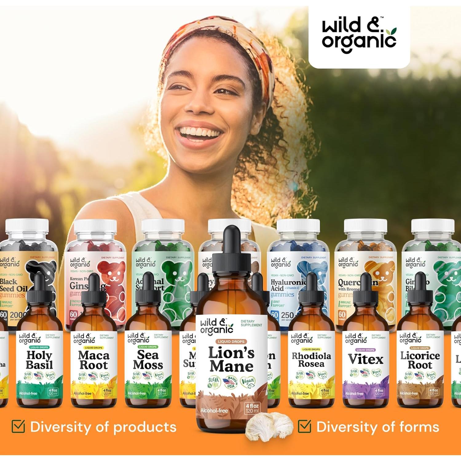 Gotas de Melena de León Silvestre 118 ml - Suplemento Cerebral