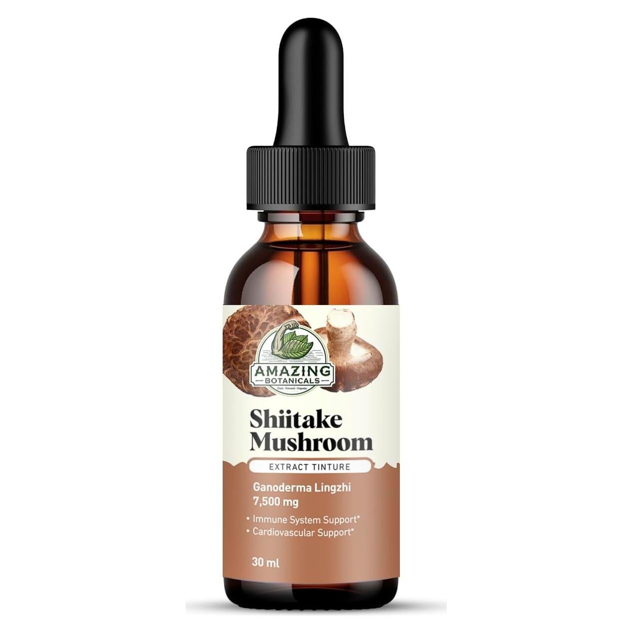 Extracto de Hongo Shiitake Amazing Botanicals 7500mg 30% Polisacáridos