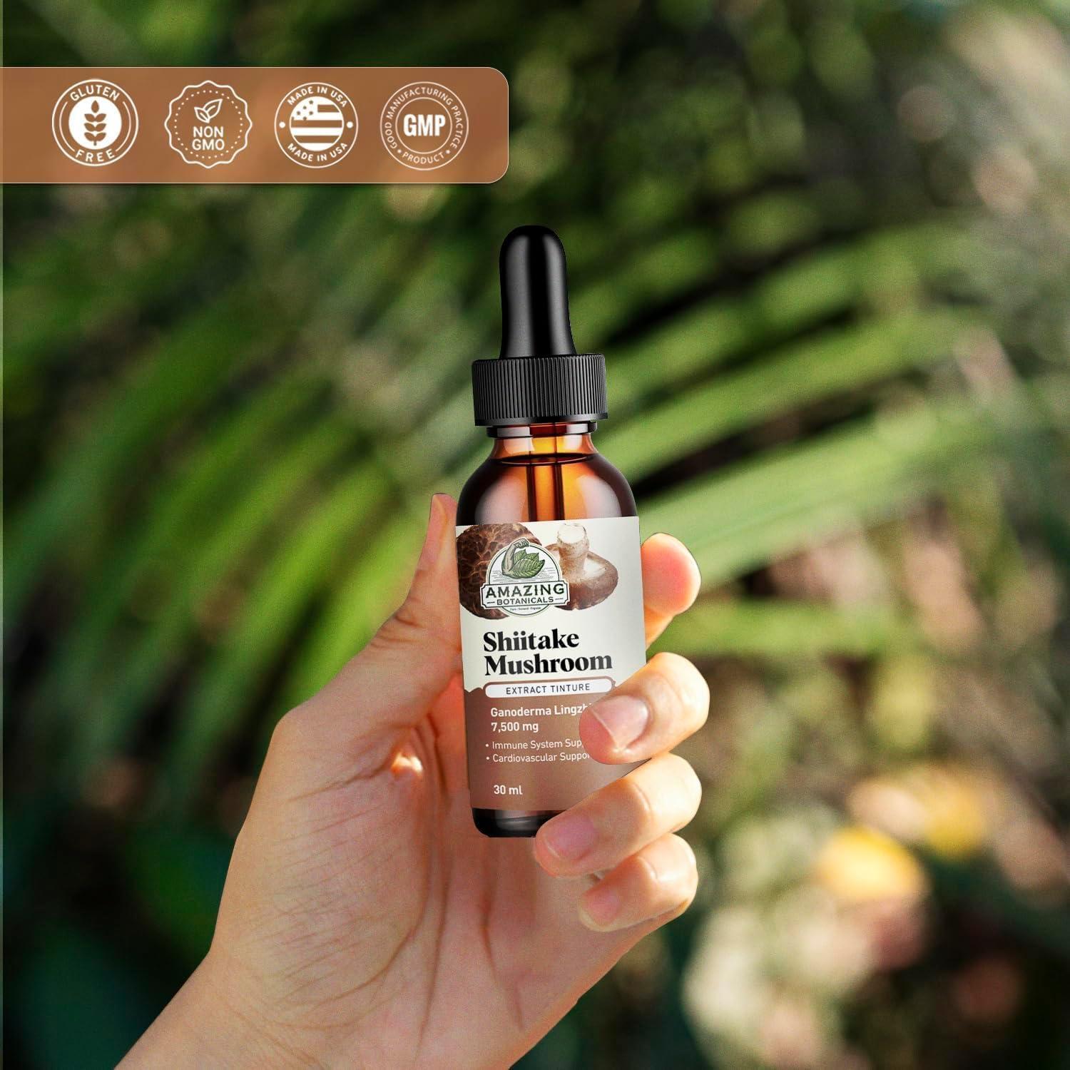 Extracto de Hongo Shiitake Amazing Botanicals 7500mg 30mL