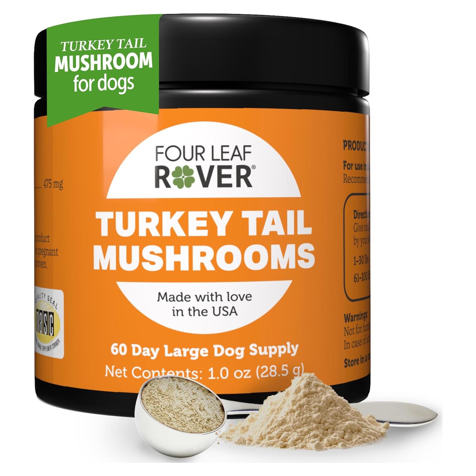 Suplemento Hongo Cola de Pavo Four Leaf Rover 60 Días