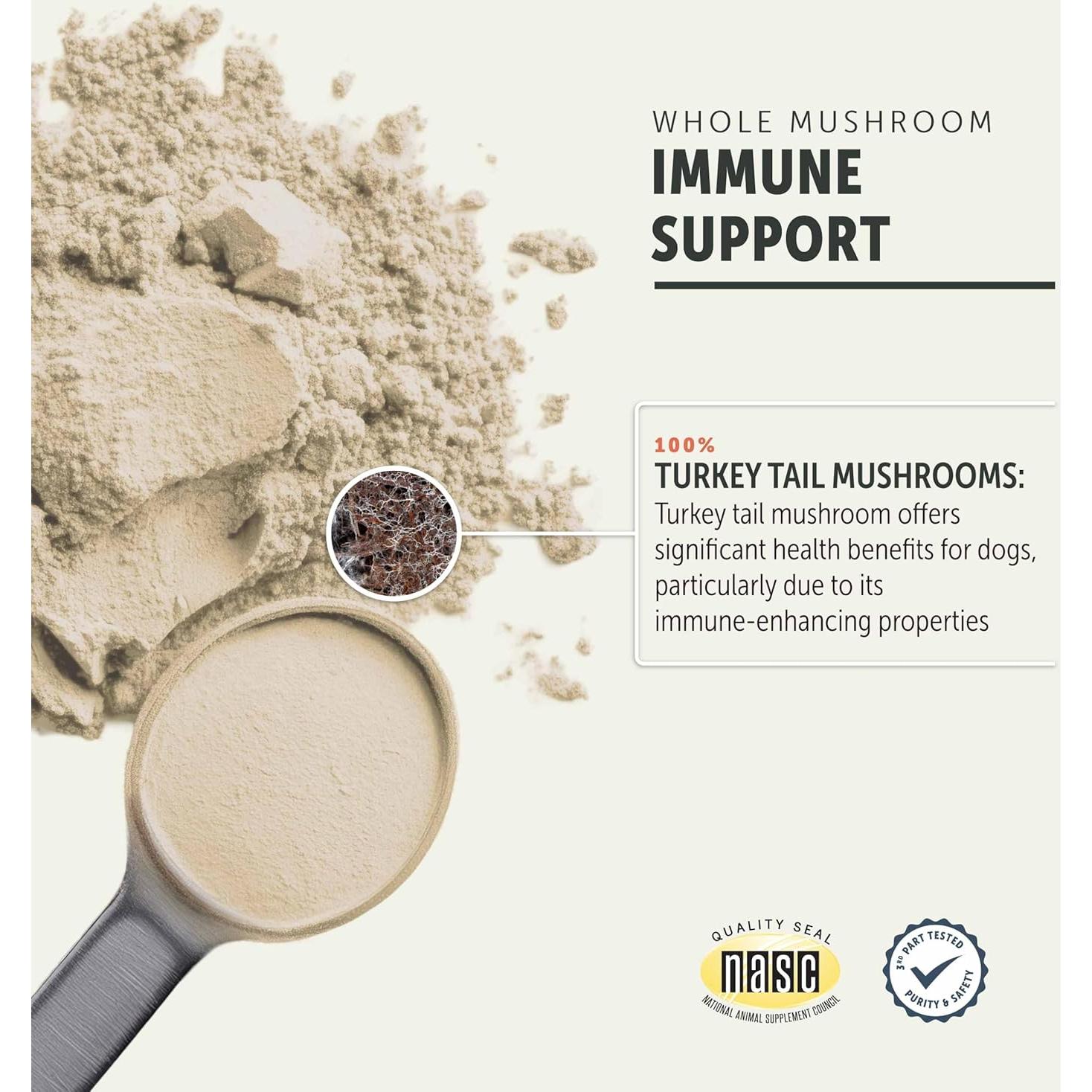 Suplemento Hongo Cola de Pavo Four Leaf Rover 60 Días