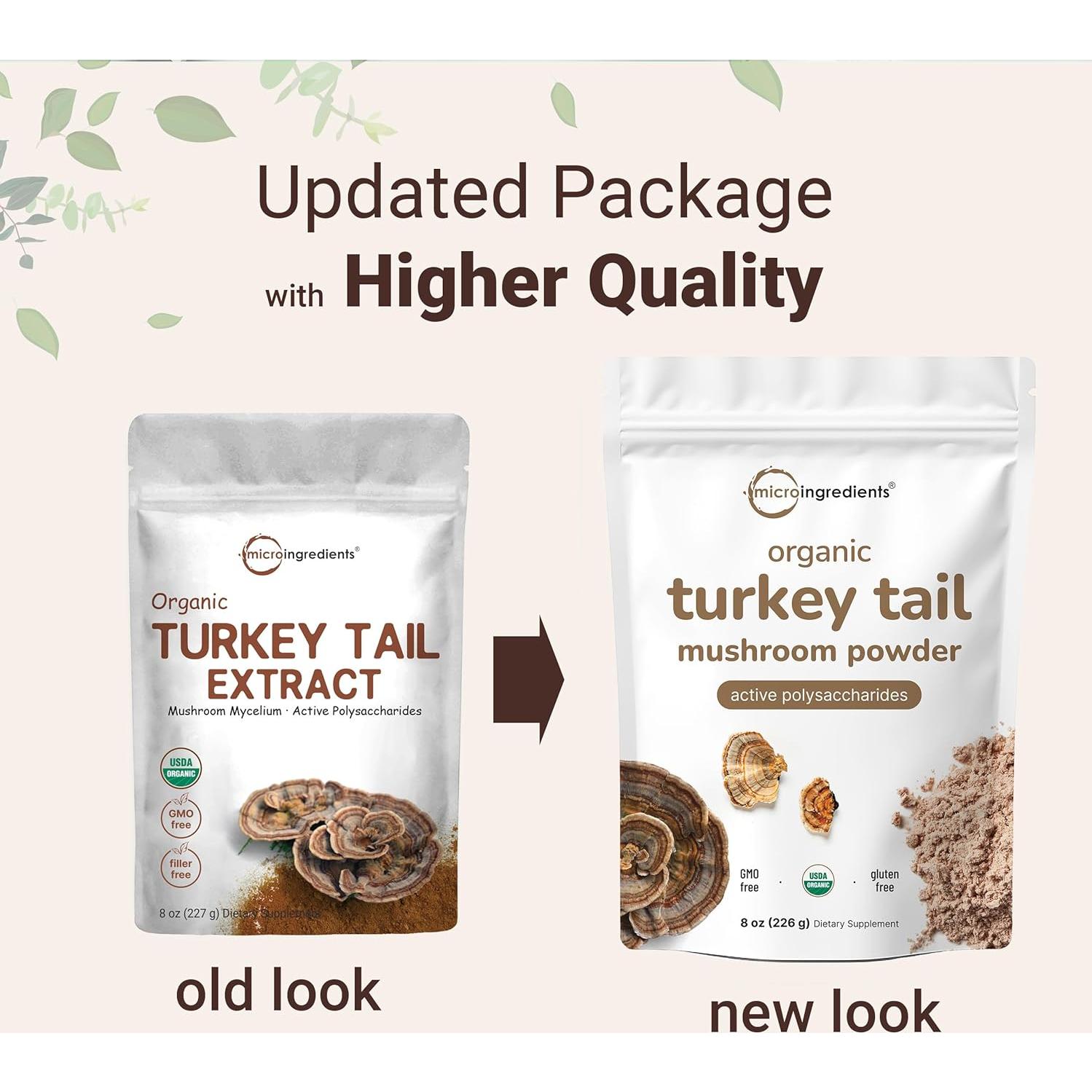 Polvo Orgánico de Hongo Cola de Pavo Micro Ingredients 227g