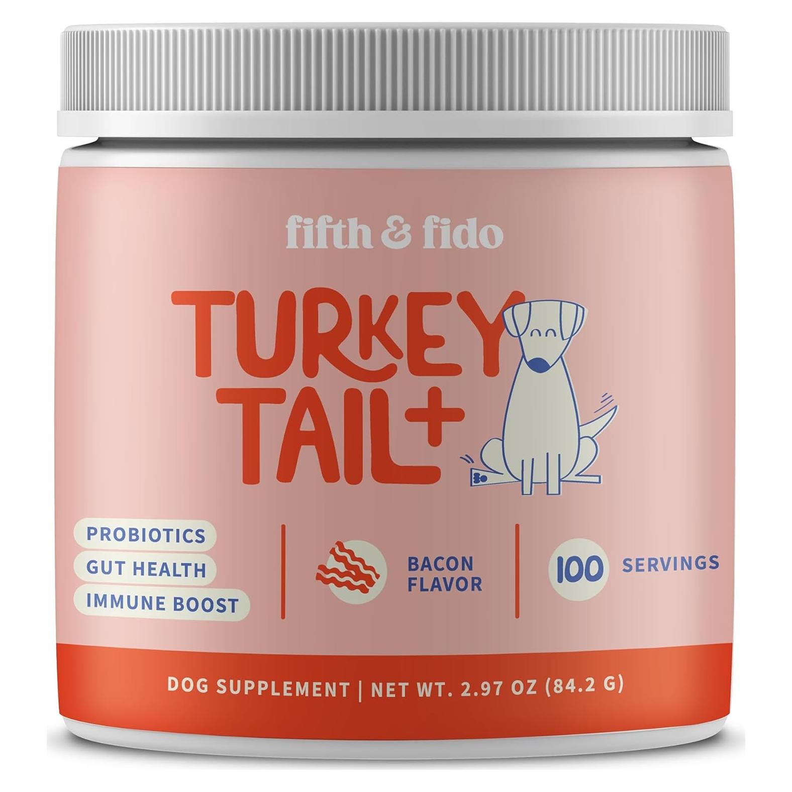 Suplemento para Perros Fifth & Fido - Hongo Cola de Pavo 100 Porciones