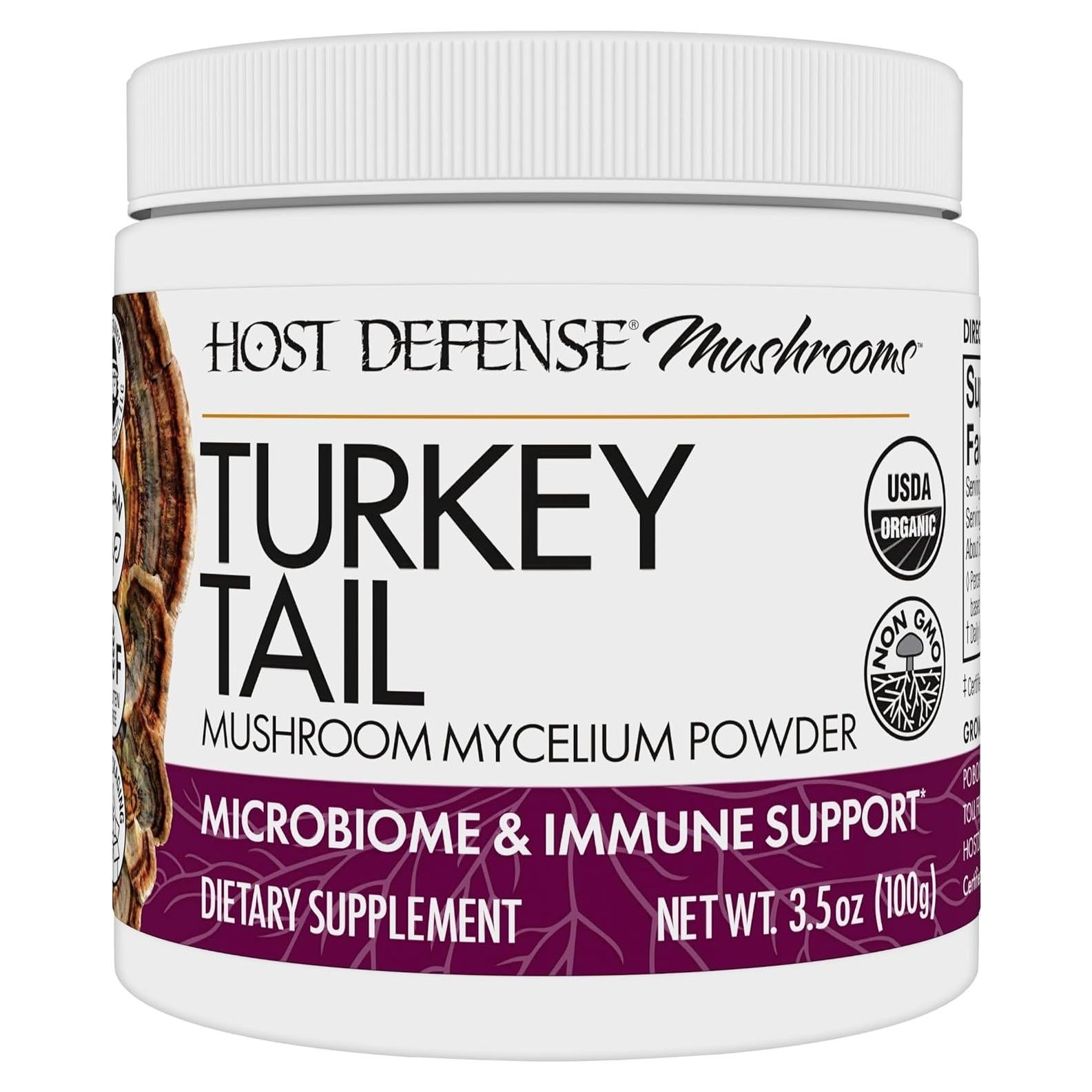 Polvo de Hongo Cola de Pavo Host Defense 99.22 g - Salud Digestiva
