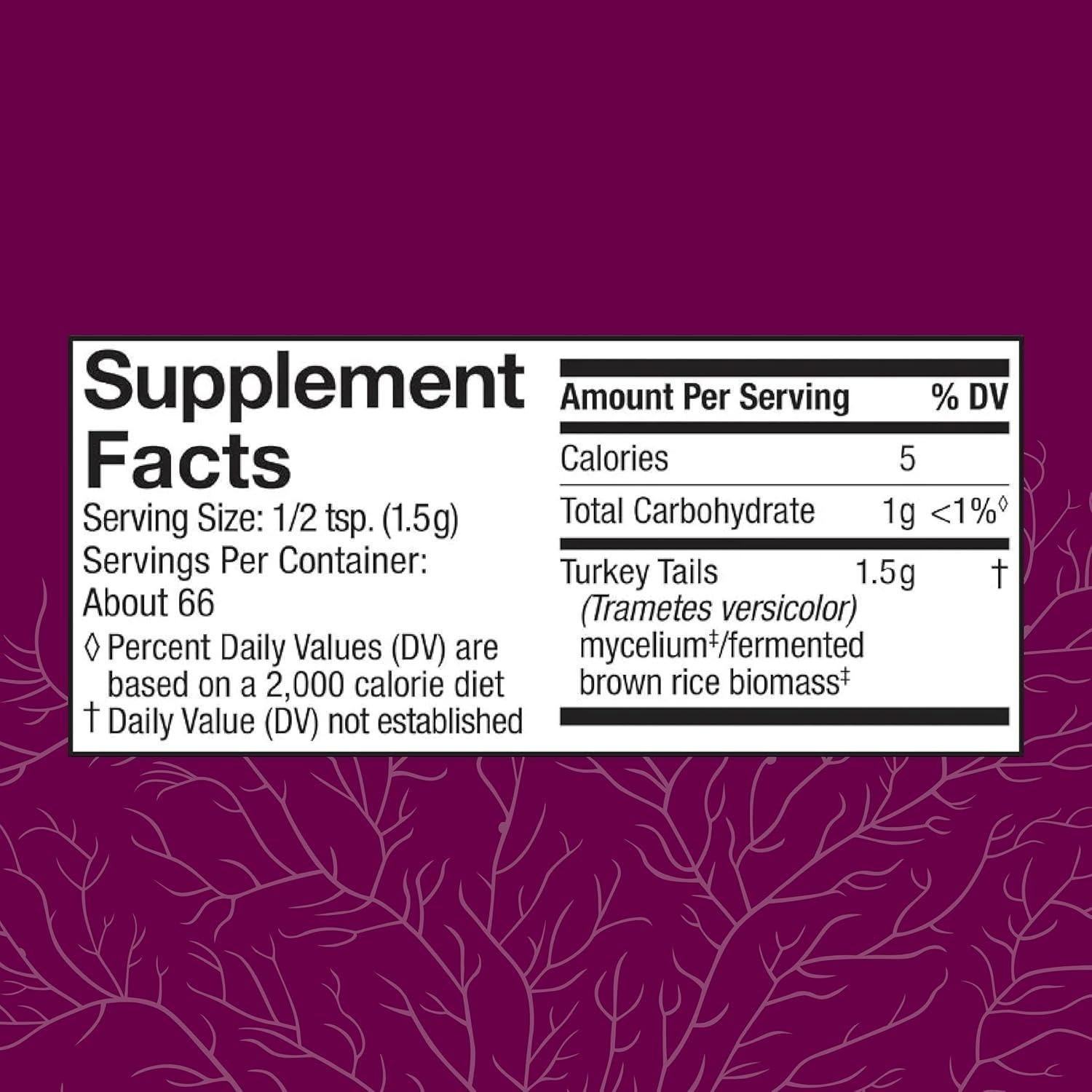 Polvo de Hongo Cola de Pavo Host Defense 99.22 g - Salud Digestiva