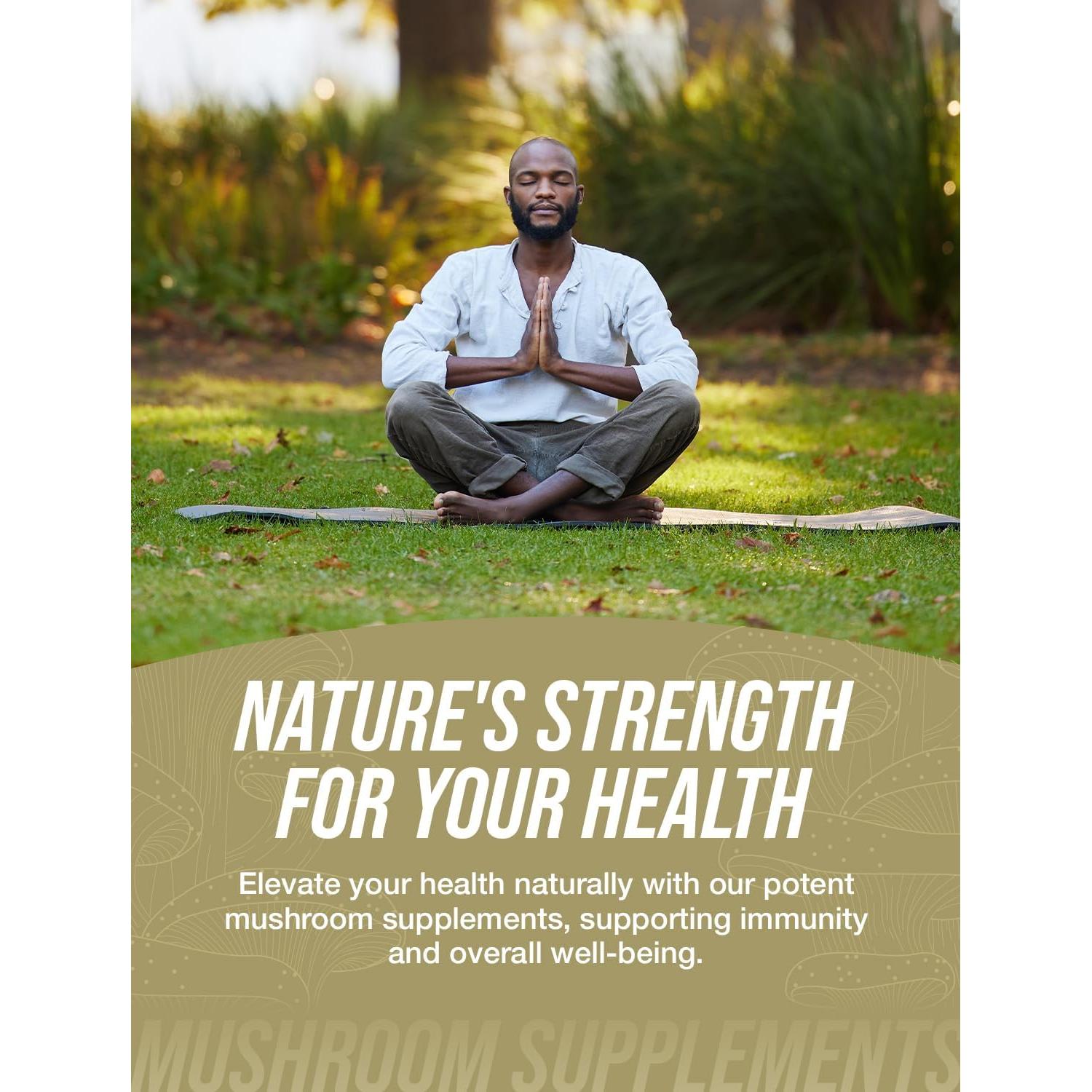 Cápsulas de Hongo Cola de Pavo BulkSupplements 360 Unidades