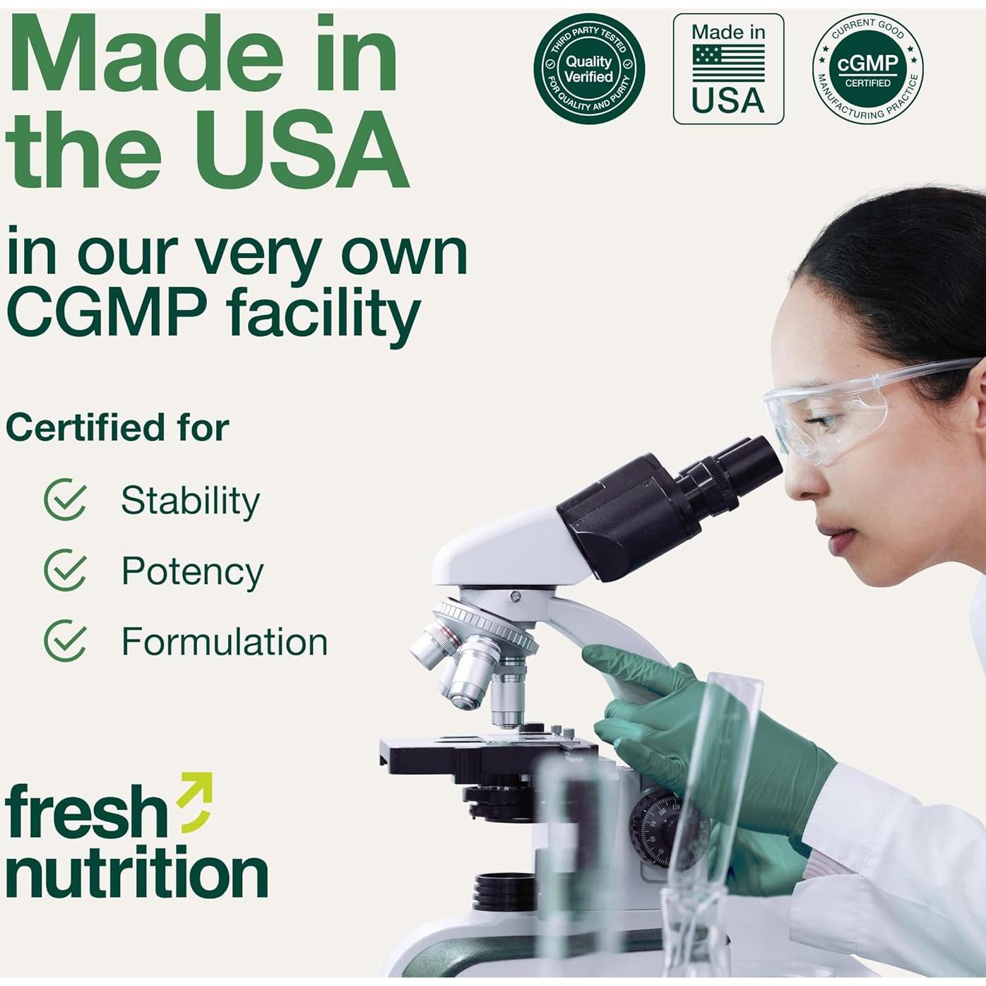 Suplemento de Hongo Cola de Pavo Orgánico Fresh Nutrition - 1500mg - 90 Cápsulas Veganas