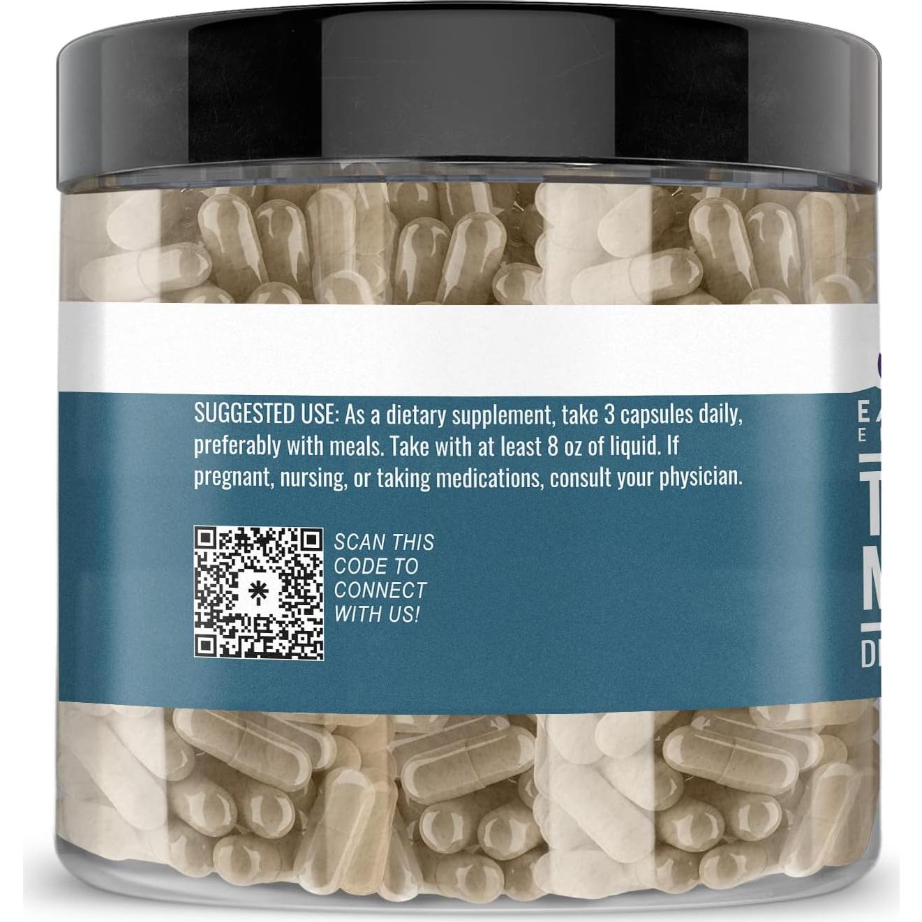 Cápsulas de Hongos Cola de Pavo Earthborn Elements 200 Unidades