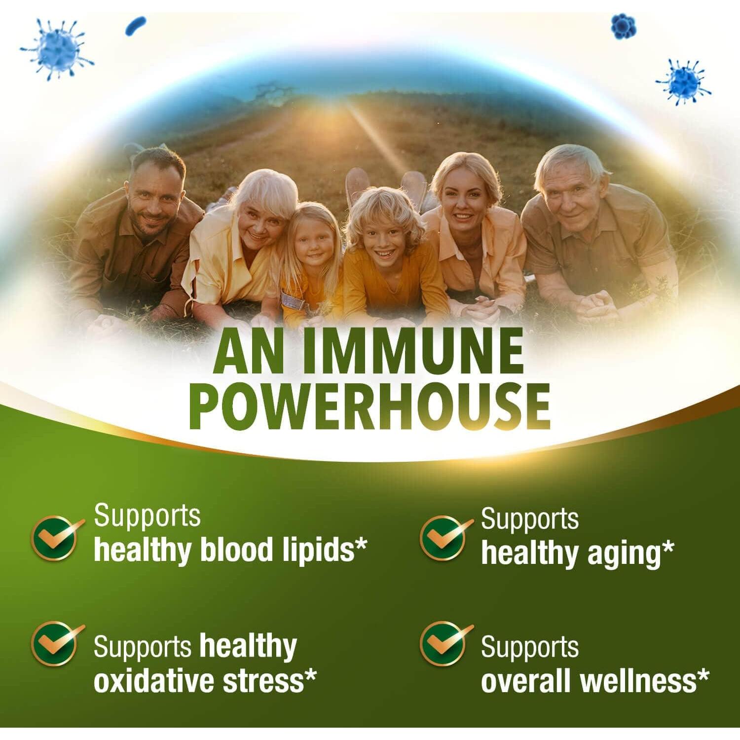 Suplemento Orgánico de Setas LABO Nutrition - 7 Extractos Inmunológicos