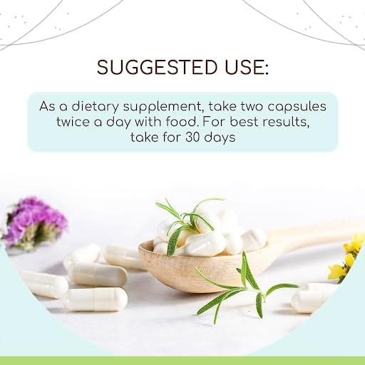 Suplemento Herbal Orgánico HerbEra Agaricus Blazei 120 Cápsulas