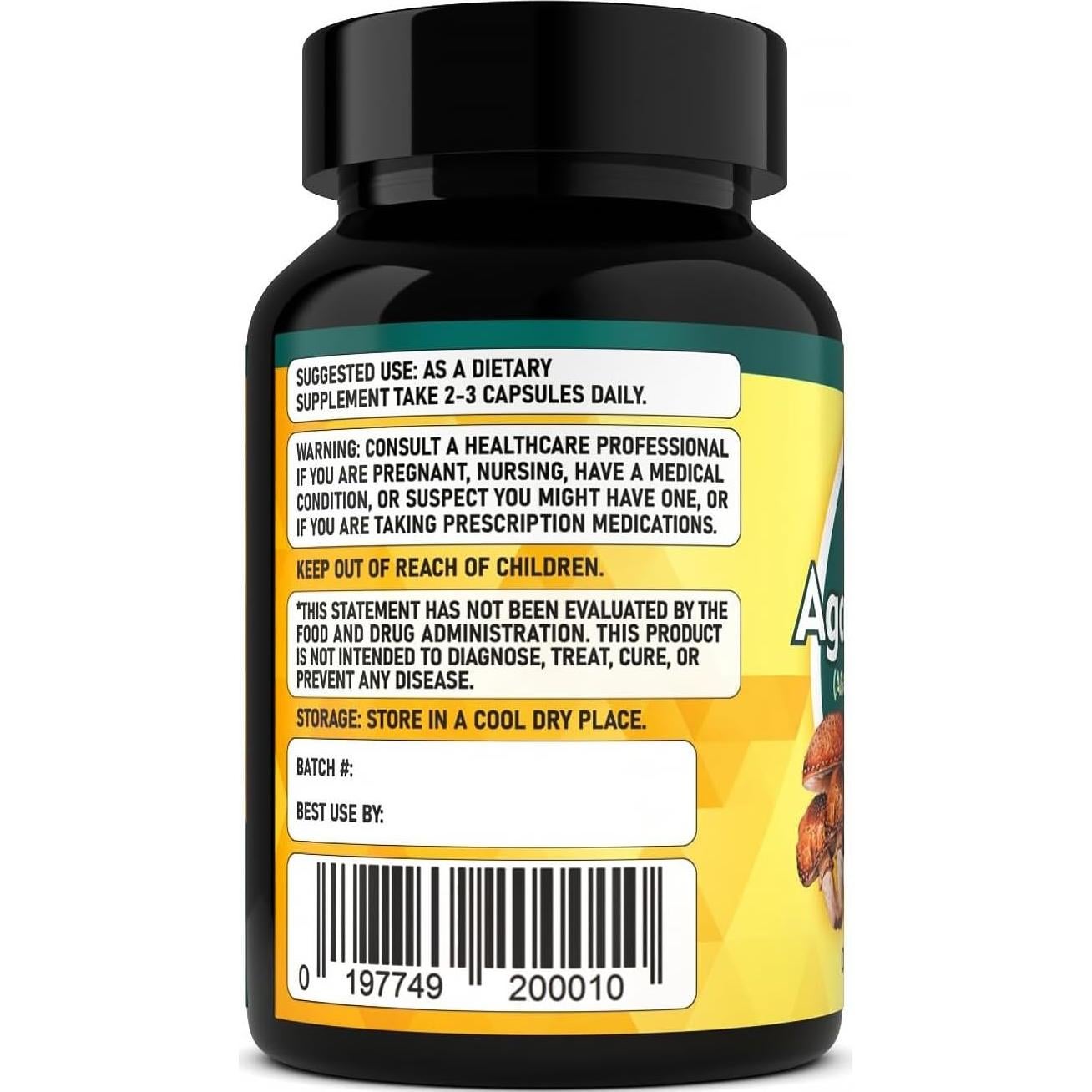 Extracto de Hongo Agaricus Blazei AMPEXT - 90 Cápsulas Inmunidad