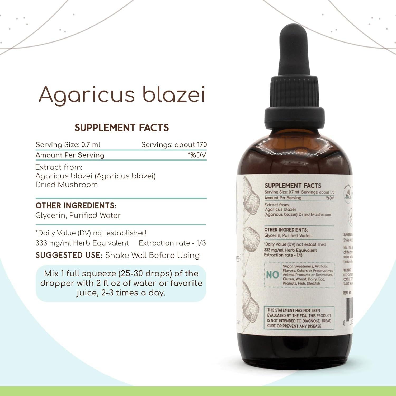 Extracto de hierbas Herbera Agaricus Blazei 118.29 ml