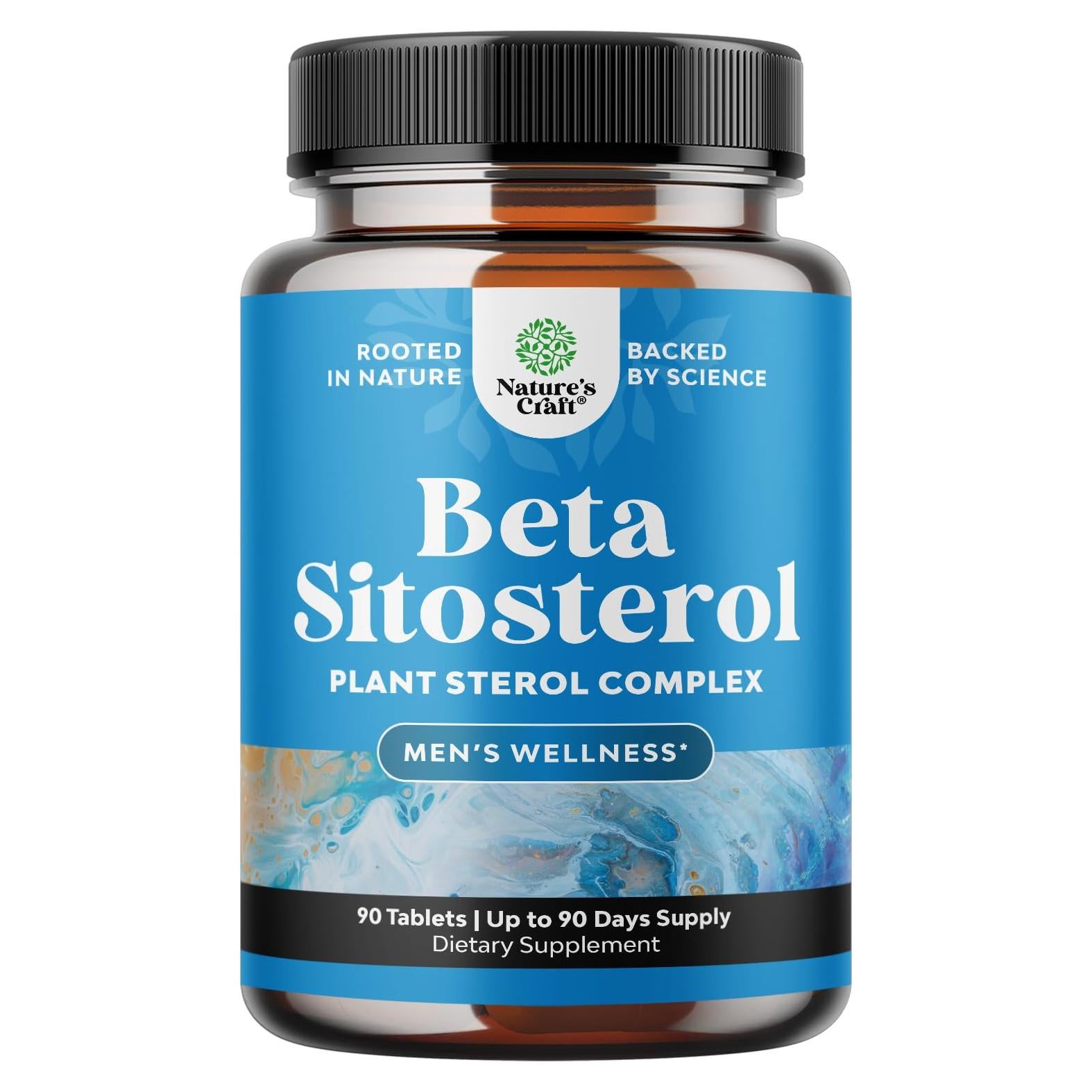 Suplemento Prostático Natures Craft Beta Sitosterol 500mg - 90 Tabletas