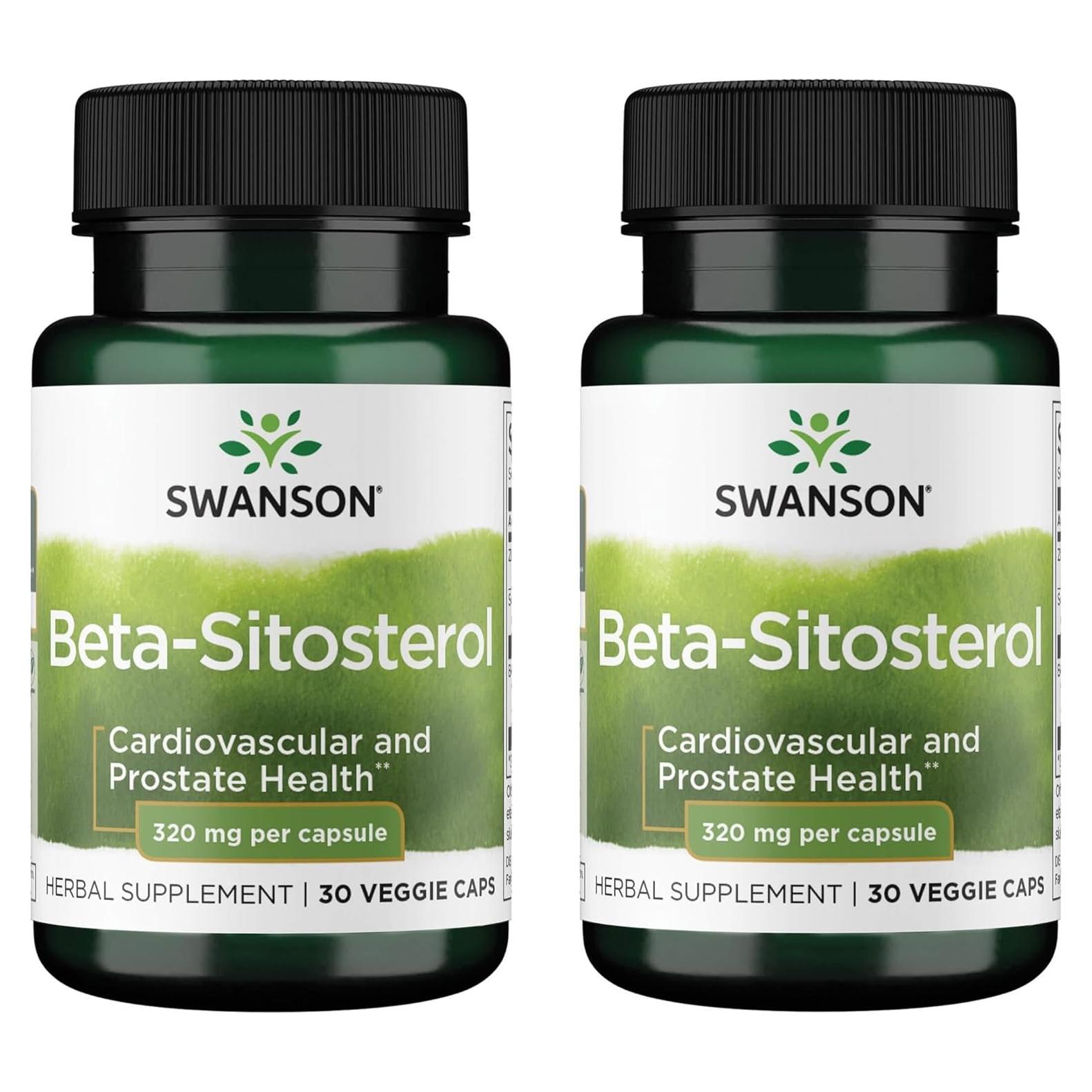 Beta-Sitosterol Vegano Swanson Ultra 30 Cápsulas - 2 Paquetes