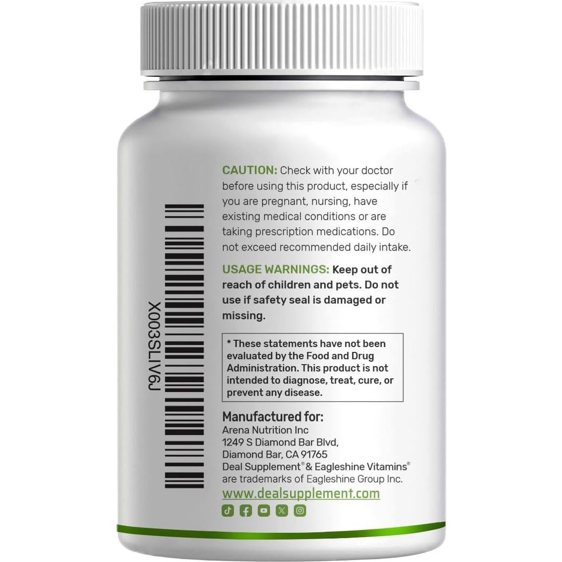 Suplemento DIM 300mg 240 Cápsulas - Equilibrio de Estrógeno