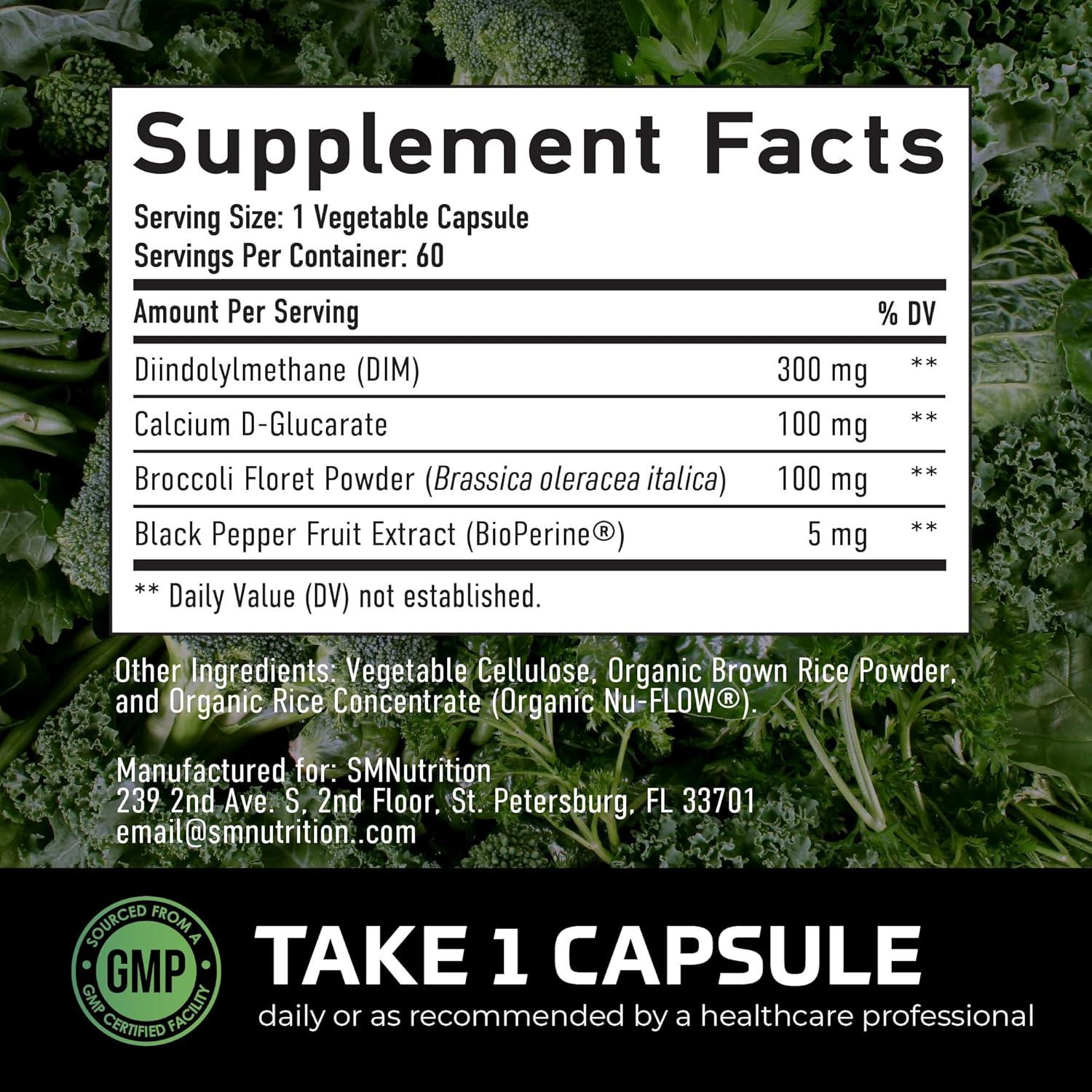 Suplemento DIM 300mg para Hombres - Bloqueador de Estrógenos