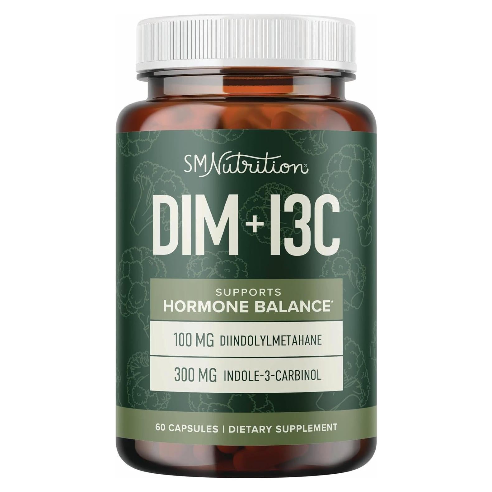 Suplemento DIM & Indole 3 Carbinol SMNutrition 60 Cápsulas