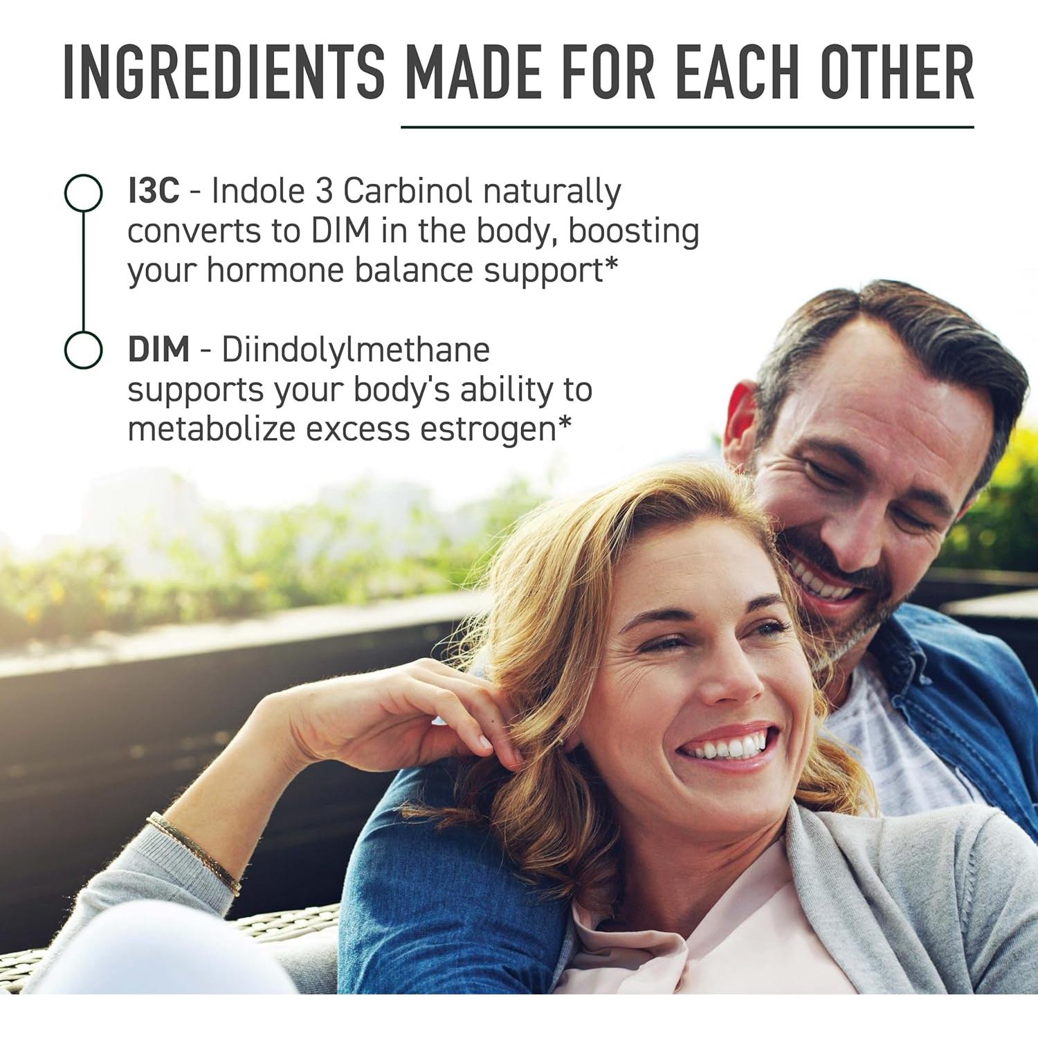 Suplemento DIM & Indole 3 Carbinol SMNutrition 60 Cápsulas