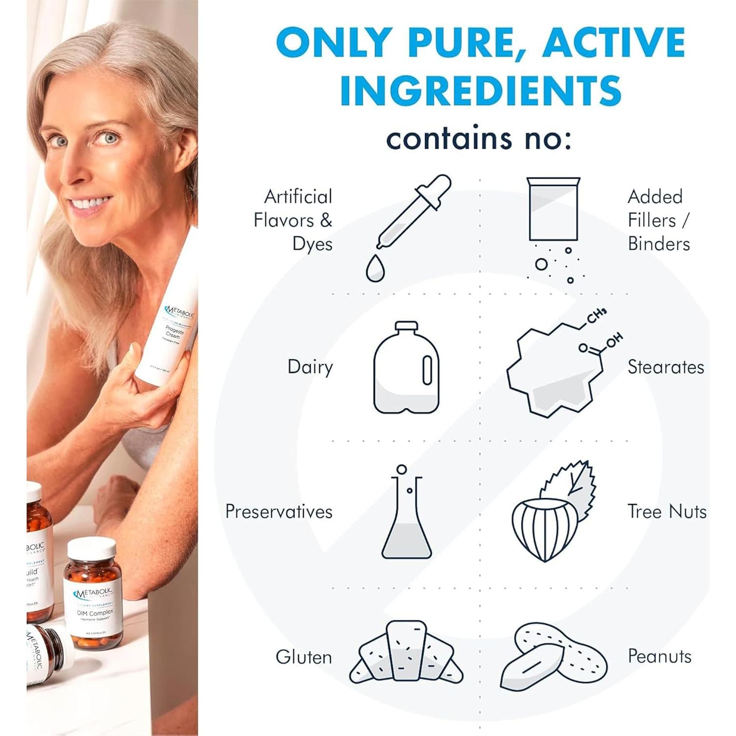 Suplemento de DIM Mantenimiento Metabólico 60 Cápsulas 100 mg