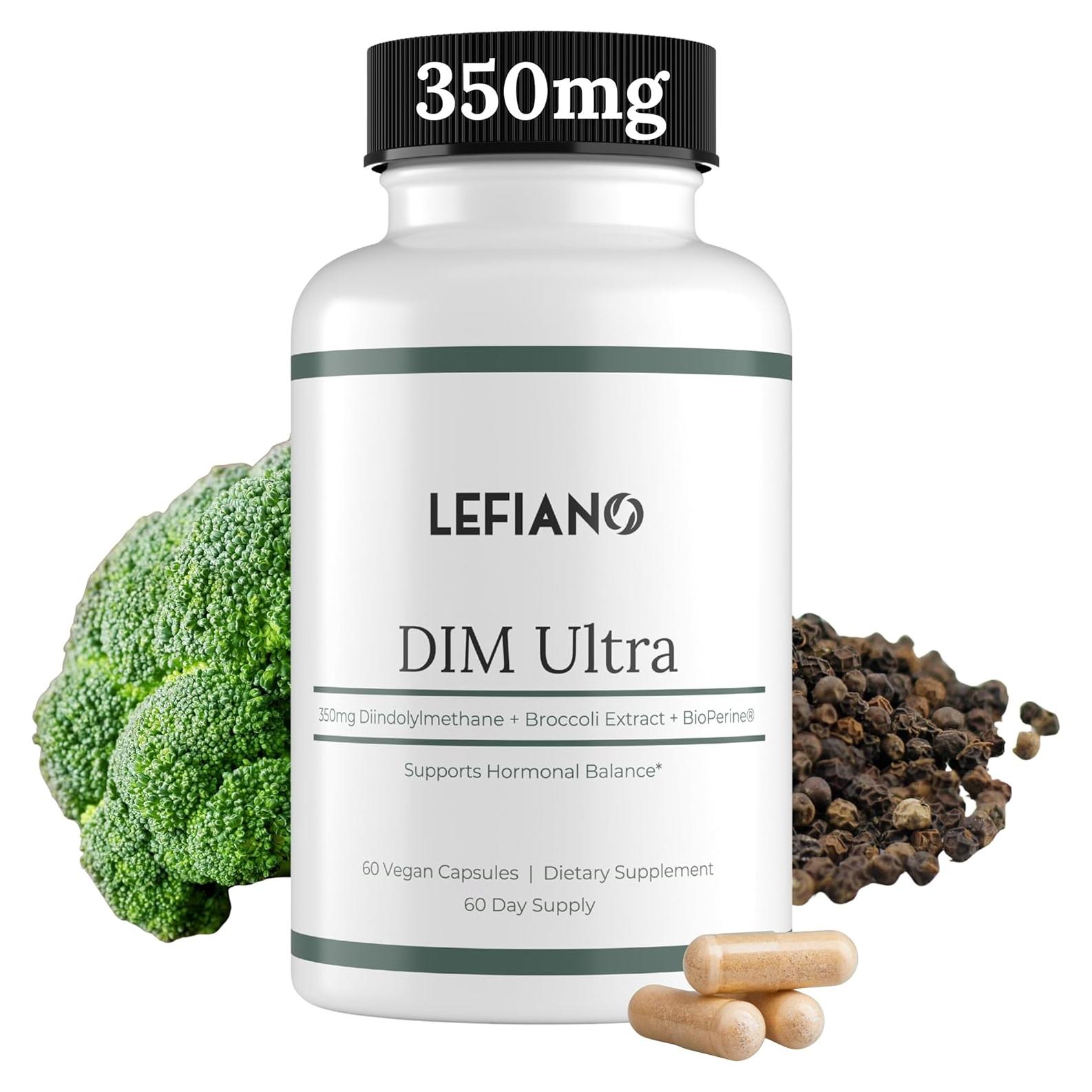 DIM Ultra 350mg Lefiano | Equilibrio Hormonal y Piel Clara