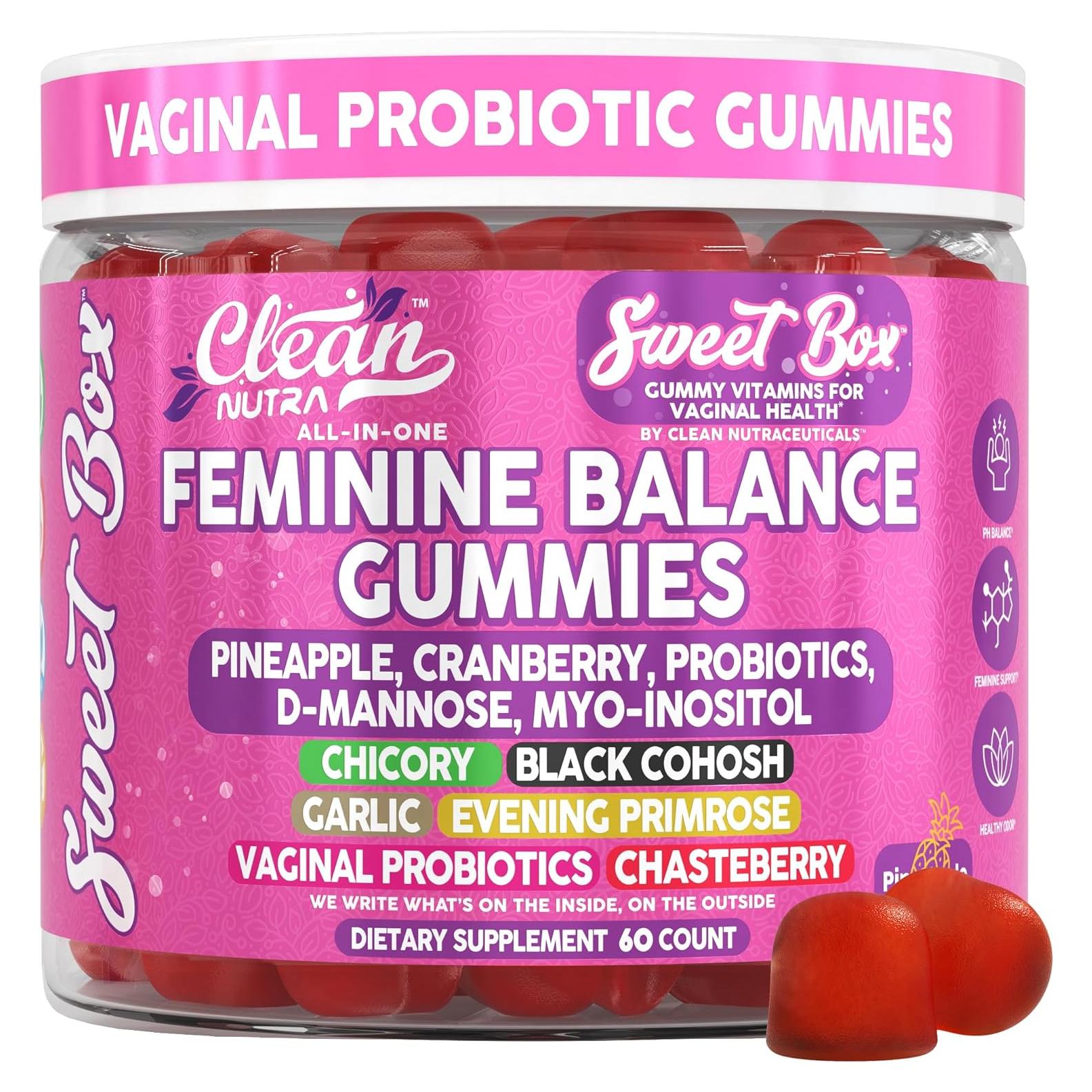 Gomitas de Equilibrio Femenino Clean Nutraceuticals 60 gomitas