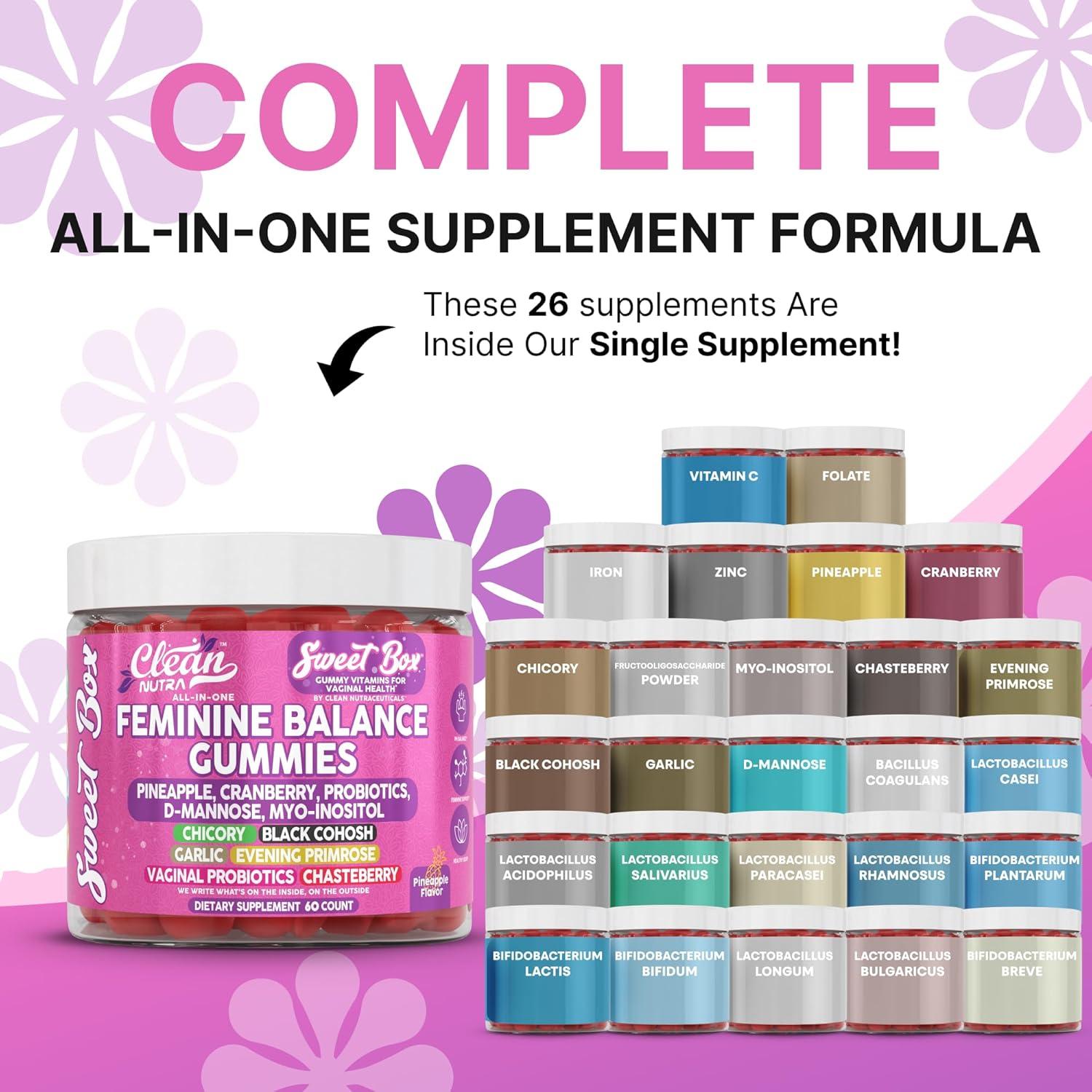 Gomitas de Equilibrio Femenino Clean Nutraceuticals 60 gomitas