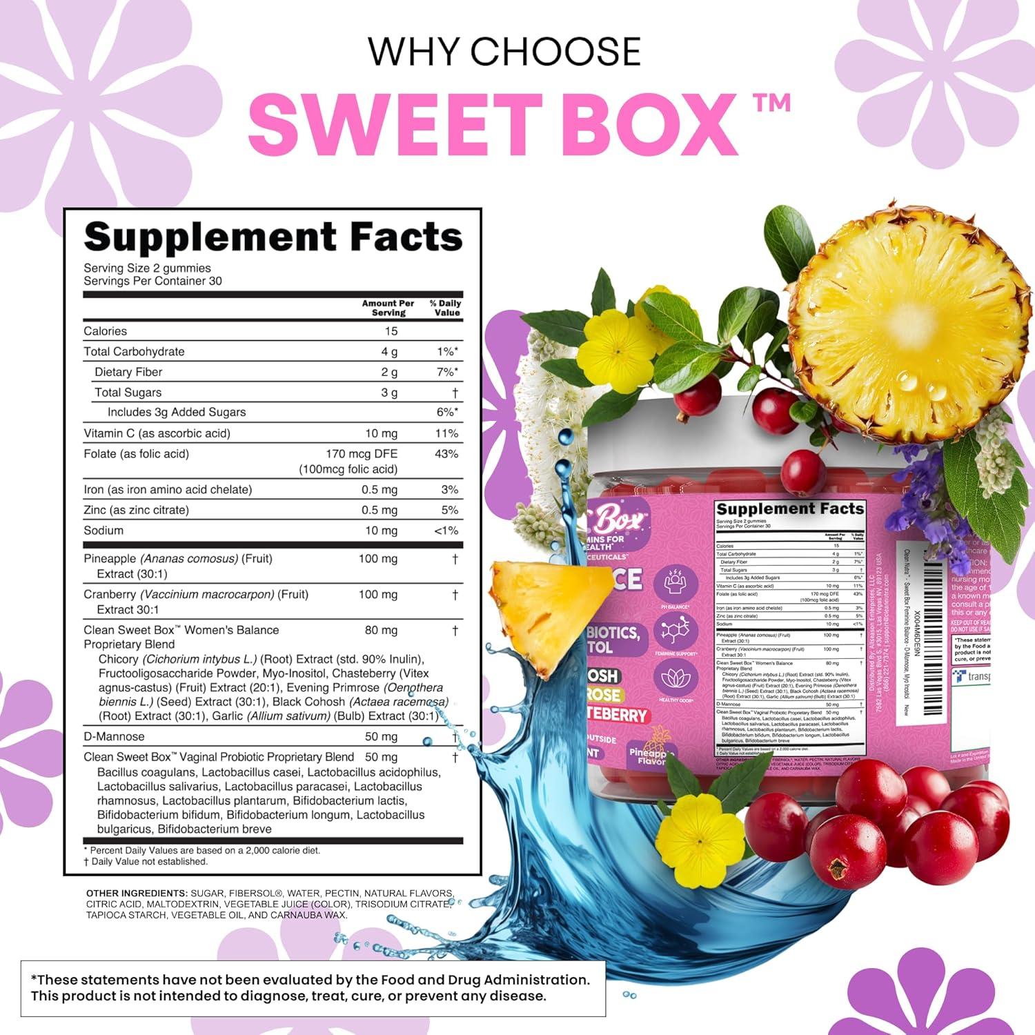 Gomitas de Equilibrio Femenino Clean Nutraceuticals 60 gomitas