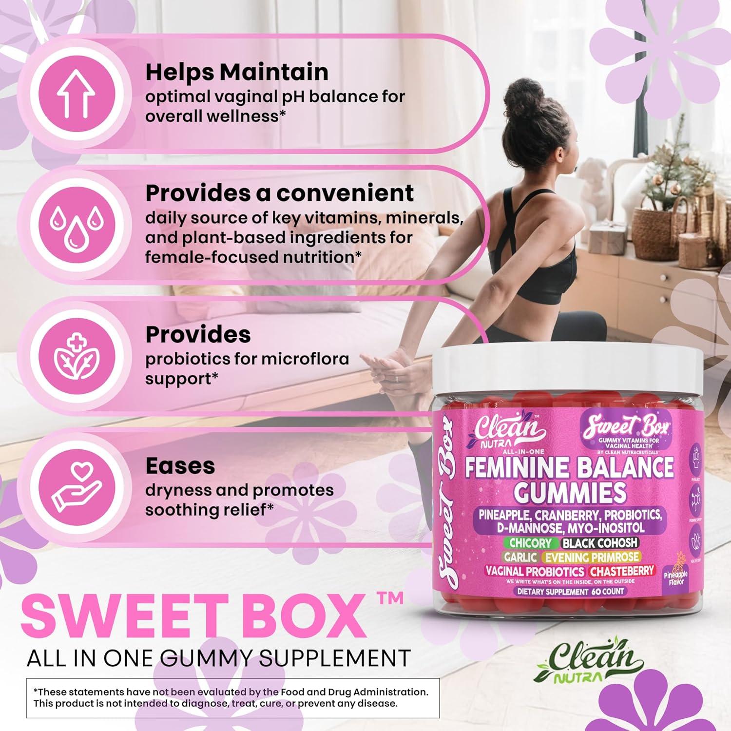 Gomitas de Equilibrio Femenino Clean Nutraceuticals 60 gomitas