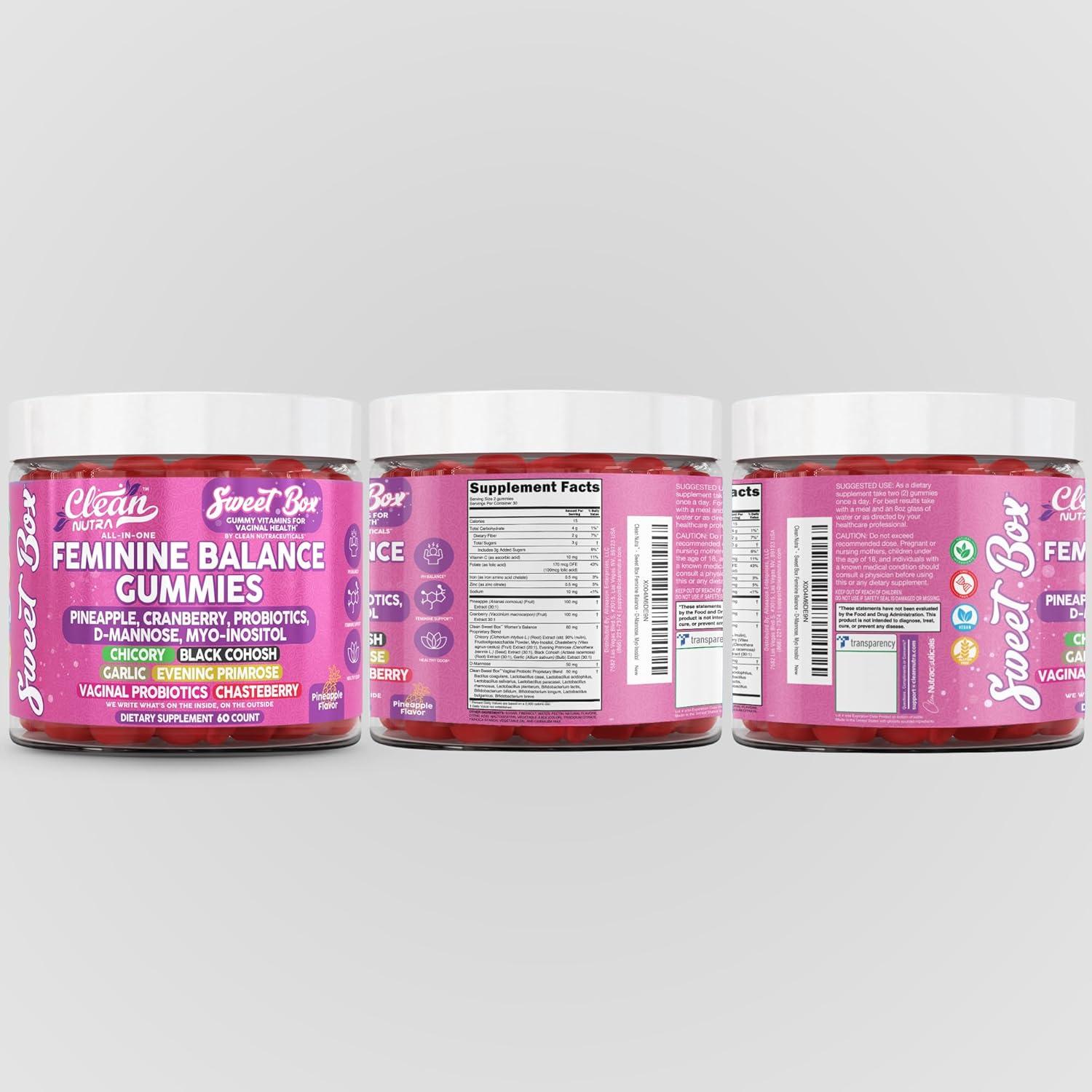 Gomitas de Equilibrio Femenino Clean Nutraceuticals 60 gomitas
