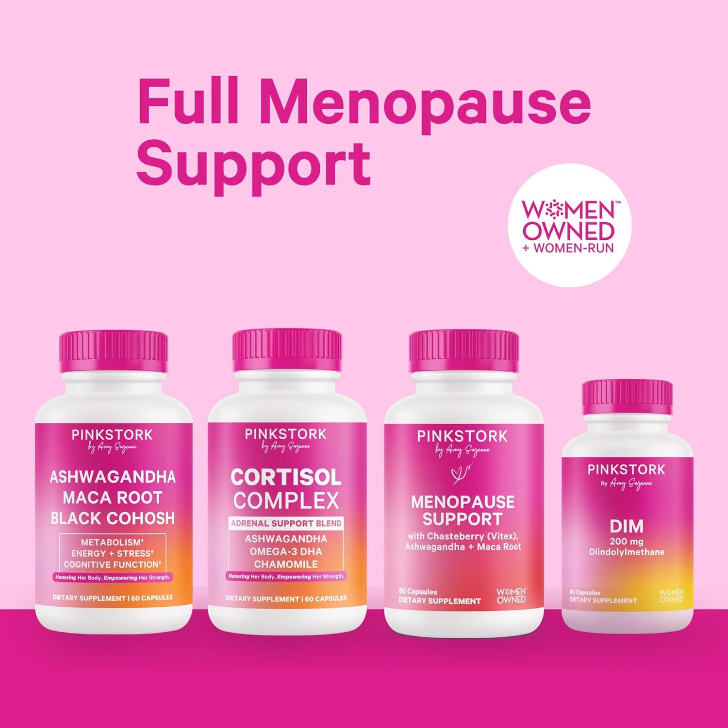 Pink Stork Vitex Orgánico 1000 mg - Baya del Árbol de la Castidad - 60 Cápsulas Veganas